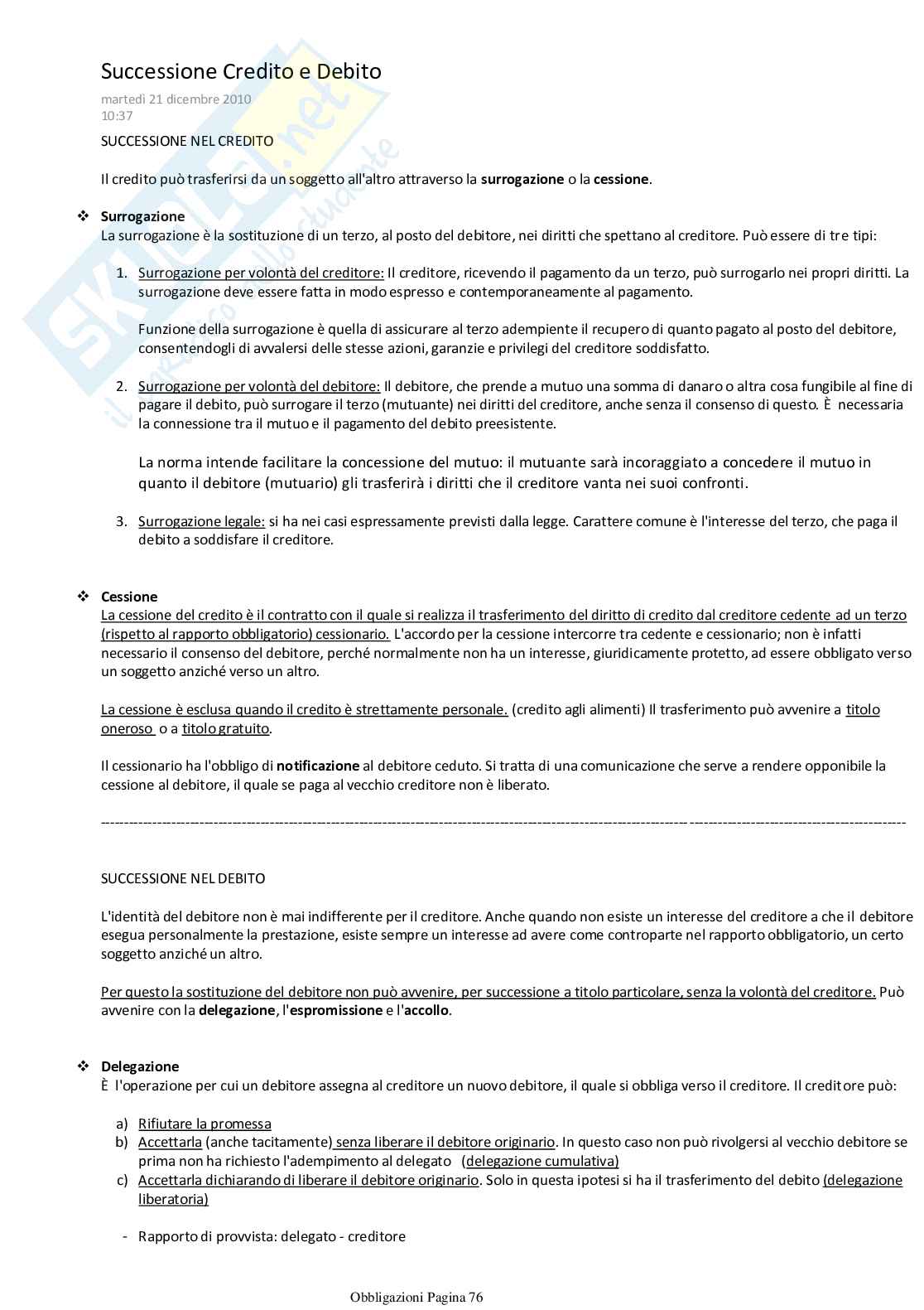 Diritto privato Pag. 76