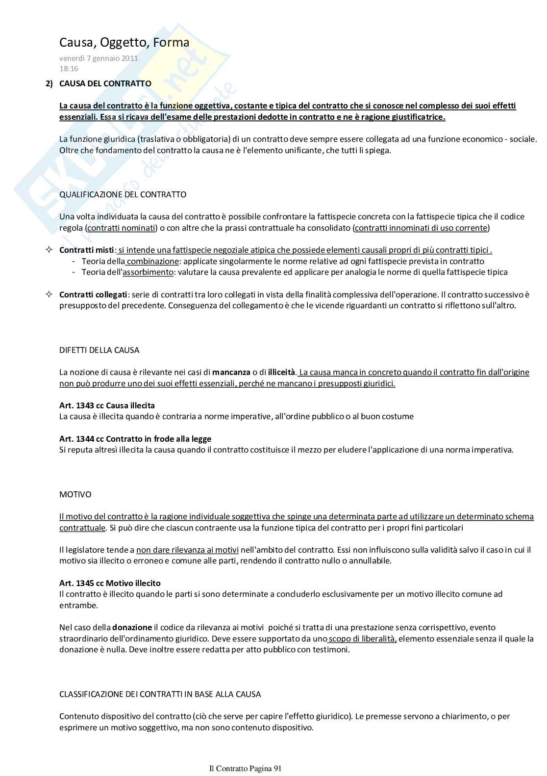 Diritto privato Pag. 91