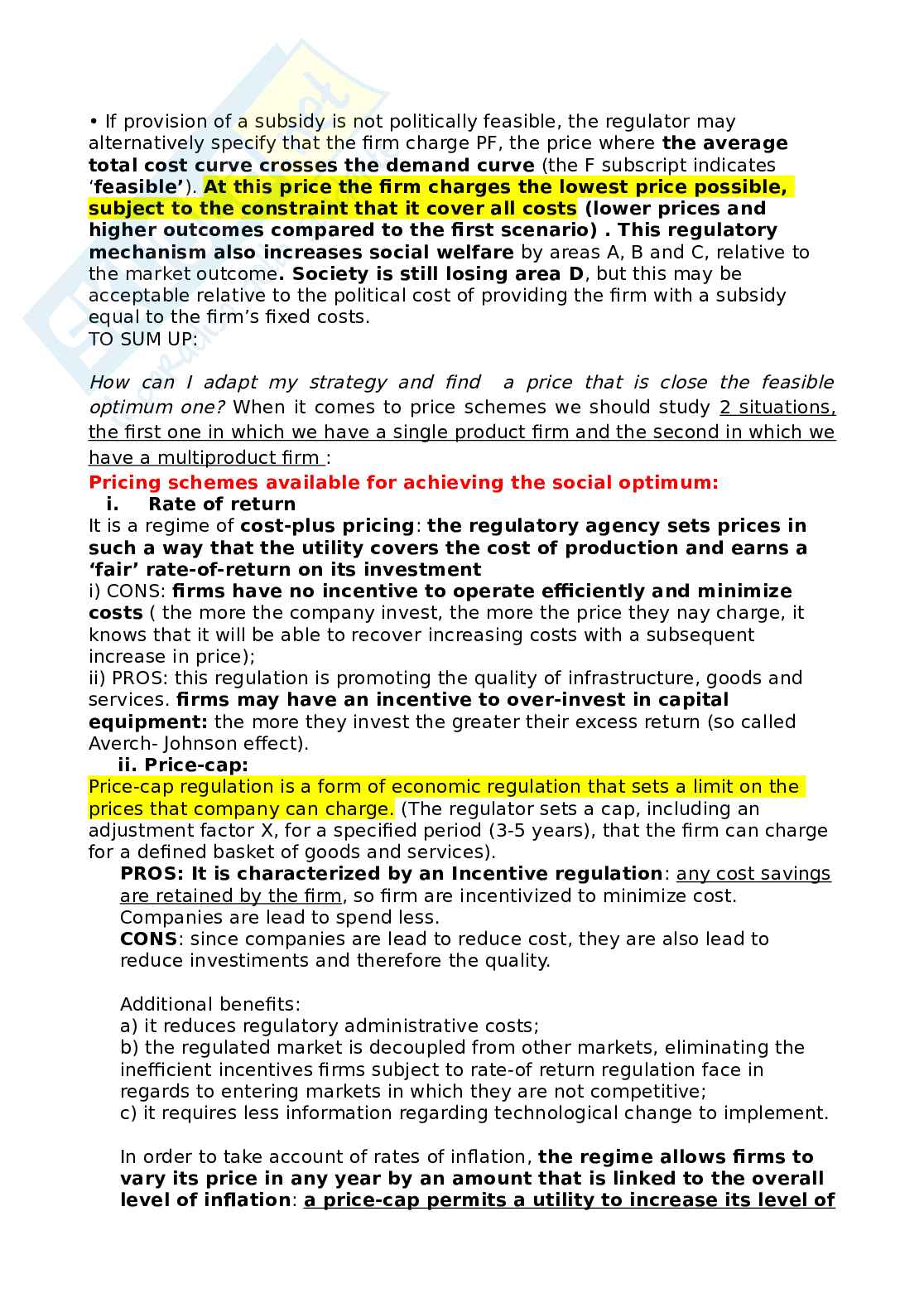 Markets, Regulation and Law Pag. 6
