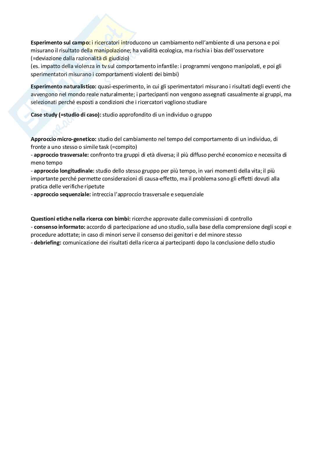 Psicologia dello sviluppo e dell'educazione (B018172) - Kit completo, appunti e preparazione esame | SFP Notes Vol. 22 Pag. 11