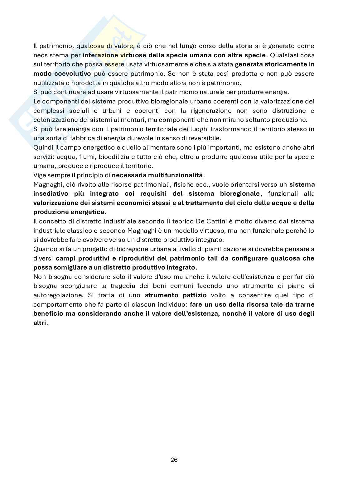Appunti di Tecnica urbanistica Pag. 26