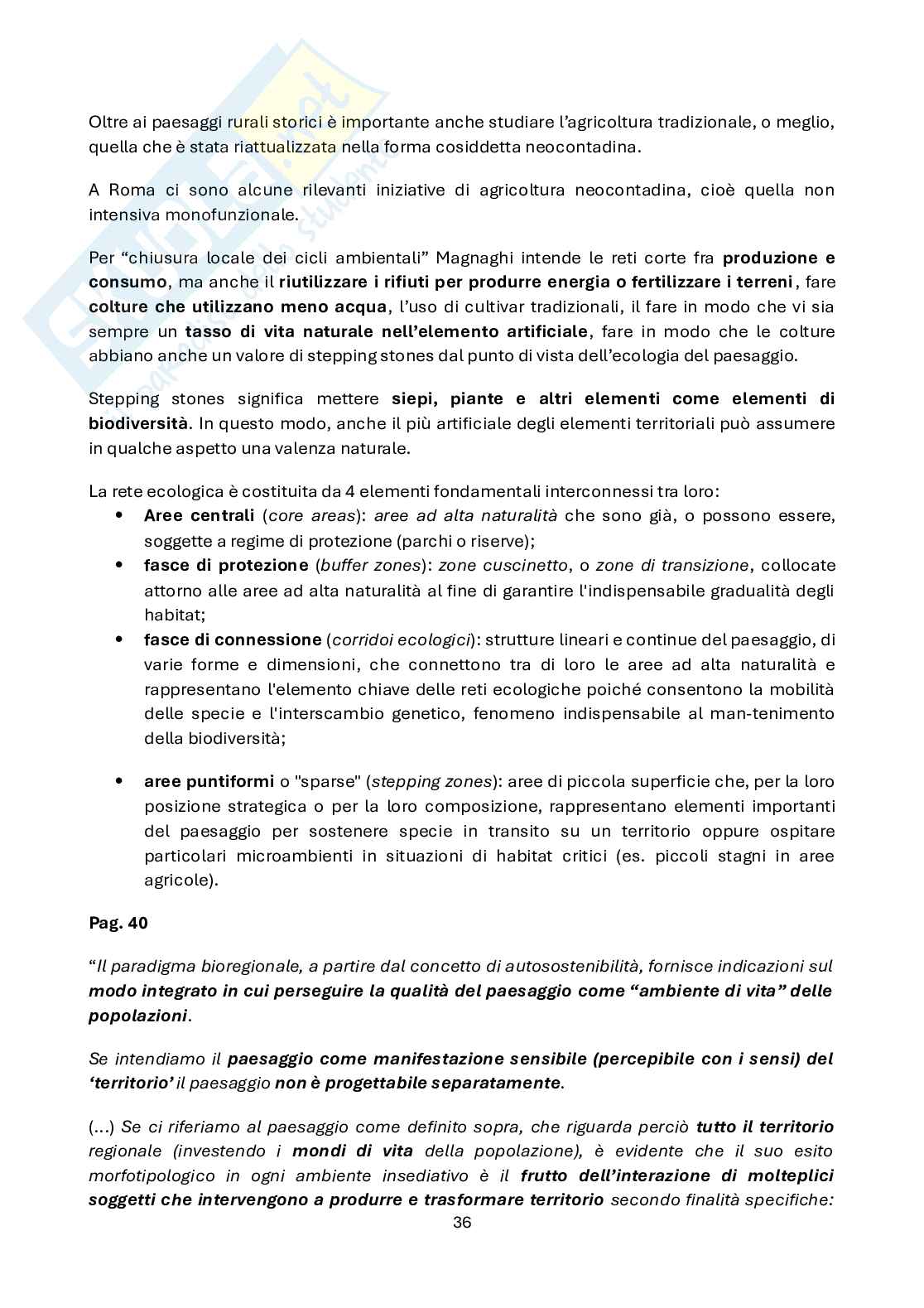 Appunti di Tecnica urbanistica Pag. 36