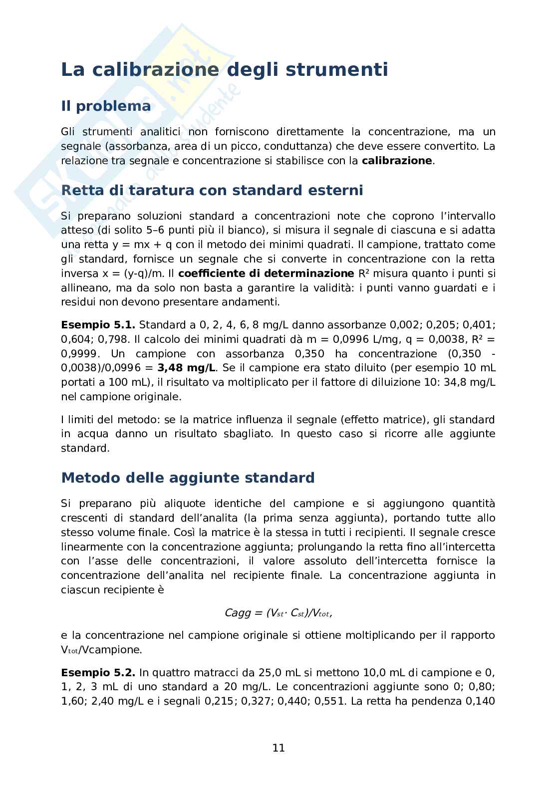 Analisi biochimiche - fondamenti di laboratorio Pag. 11