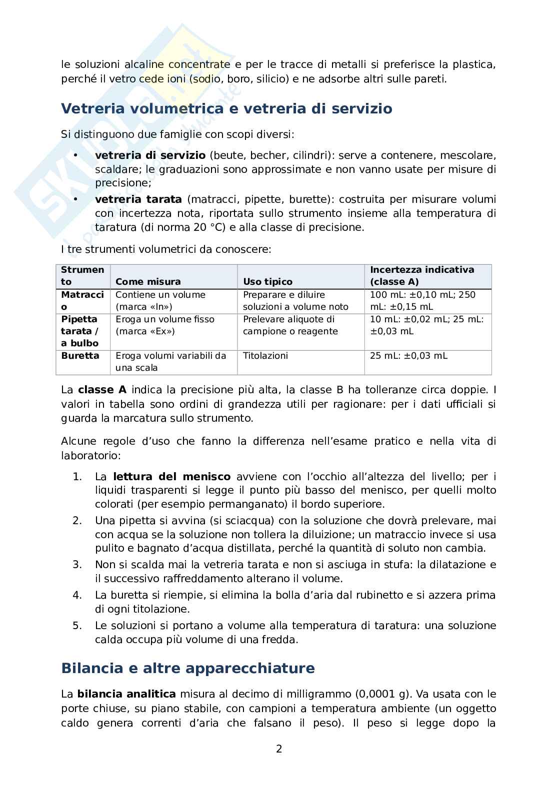 Analisi biochimiche - fondamenti di laboratorio Pag. 2