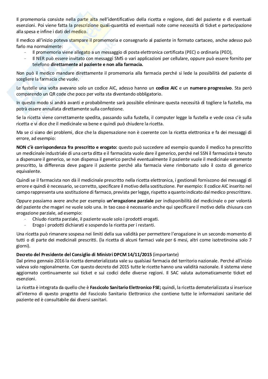 Tecnologia, legislazione e deontologia farmaceutiche I - Appunti e domande Pag. 31