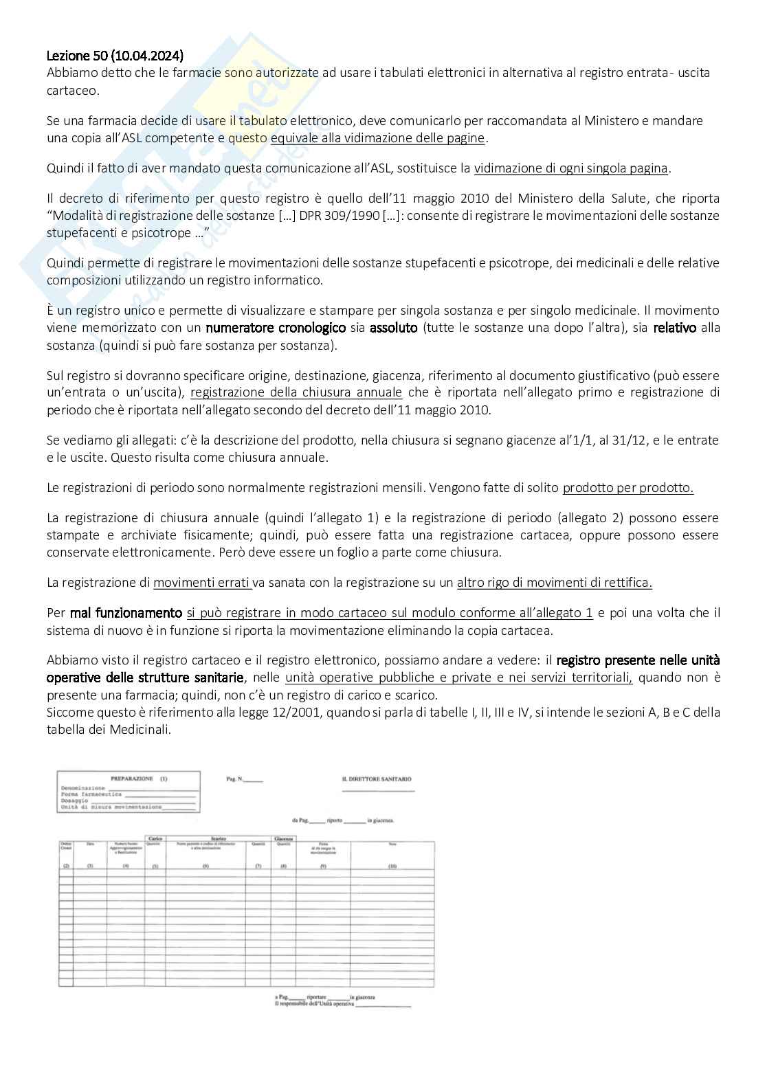 Tecnologia, legislazione e deontologia farmaceutiche I - Appunti e domande Pag. 56