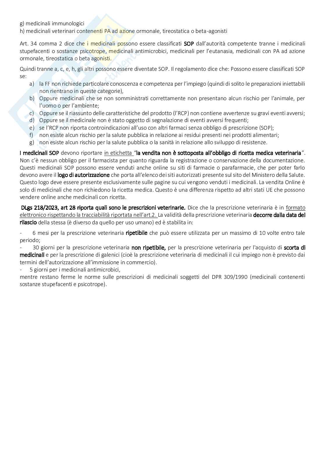 Tecnologia, legislazione e deontologia farmaceutiche I - Appunti e domande Pag. 66
