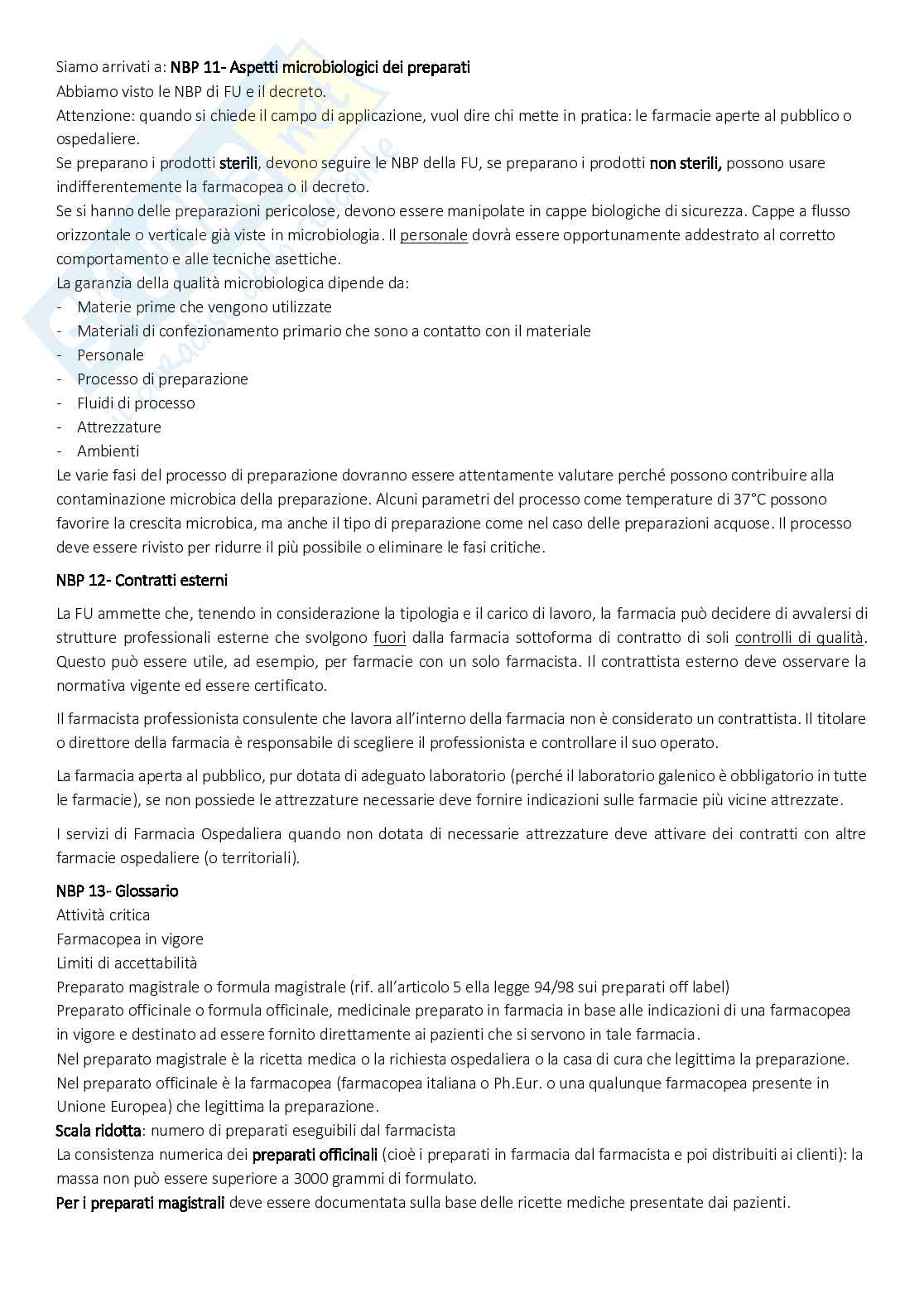 Tecnologia, legislazione e deontologia farmaceutiche I - Appunti e domande Pag. 81