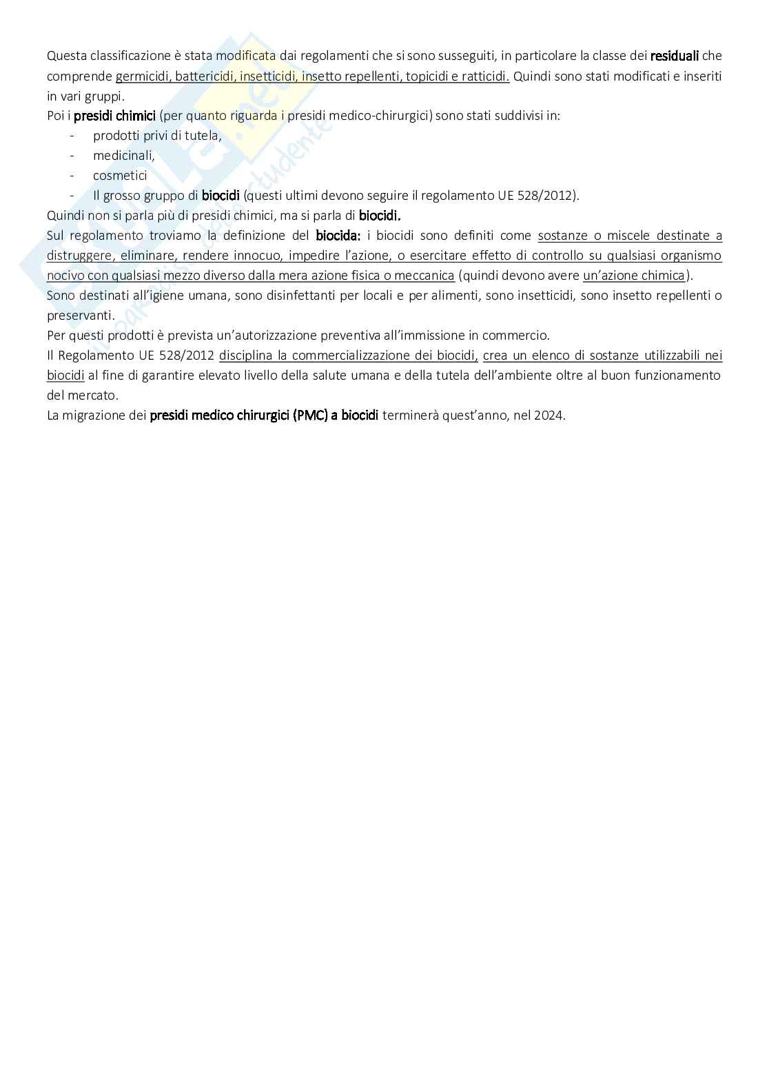 Tecnologia, legislazione e deontologia farmaceutiche I - Appunti e domande Pag. 86
