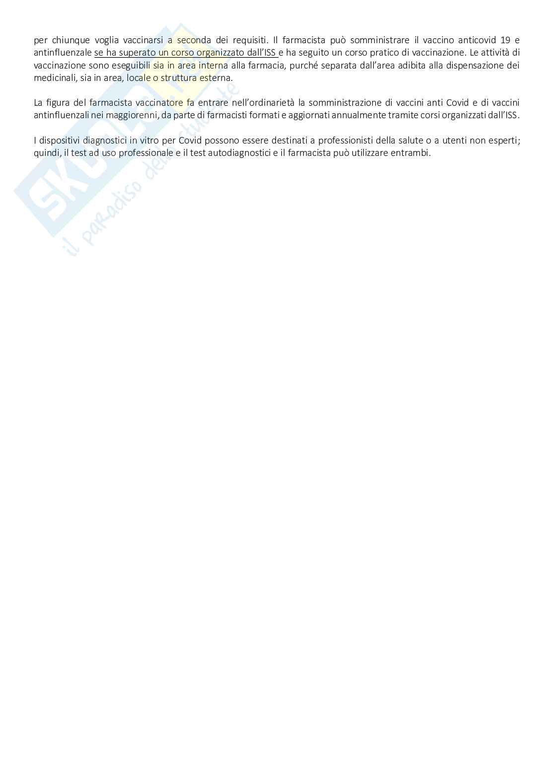 Tecnologia, legislazione e deontologia farmaceutiche I - Appunti e domande Pag. 91
