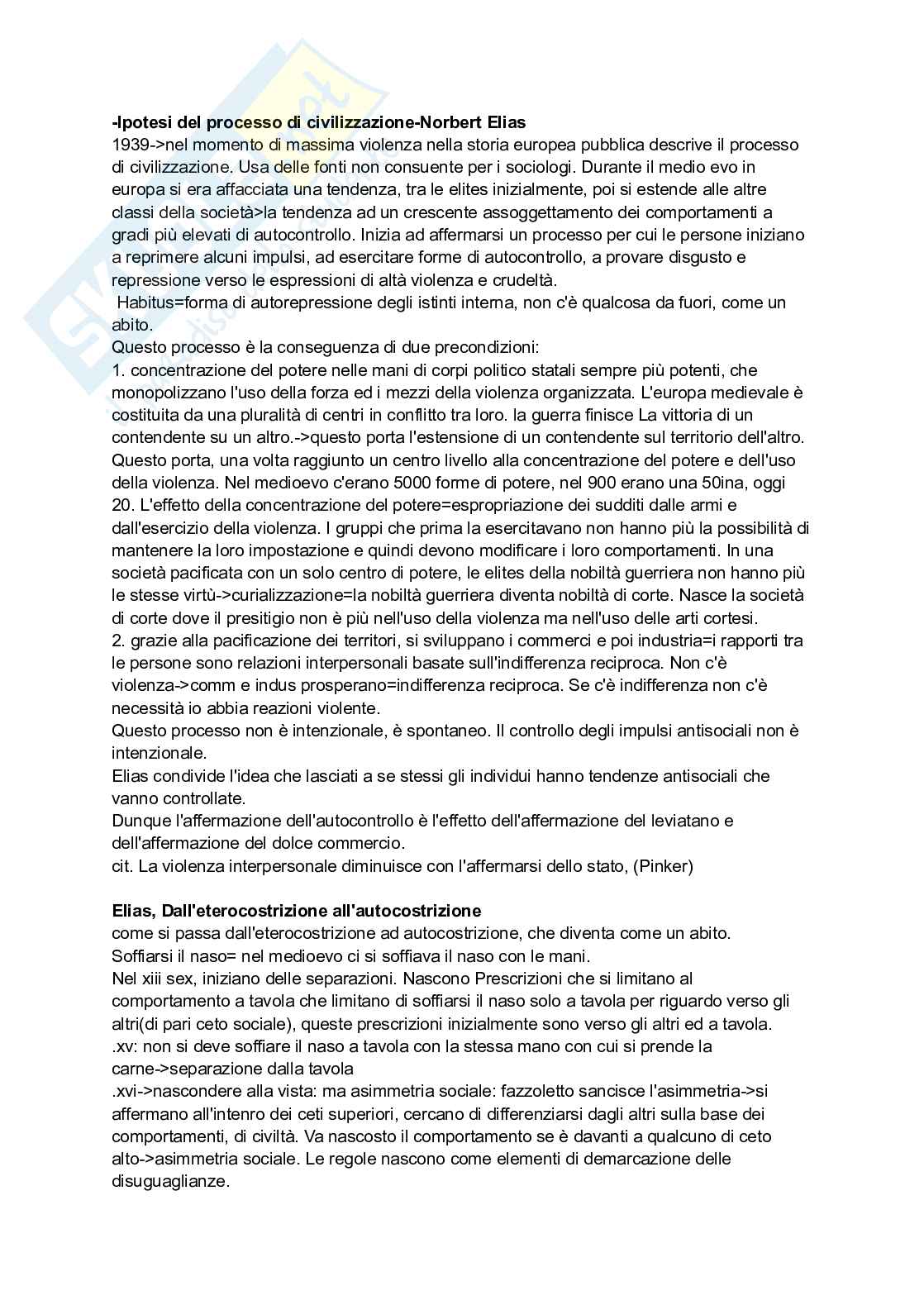 Riassunto esame Sociologia, Prof. Bologna Chiara, libro consigliato Introduzione alla sociologia , Van Tubergen Pag. 1