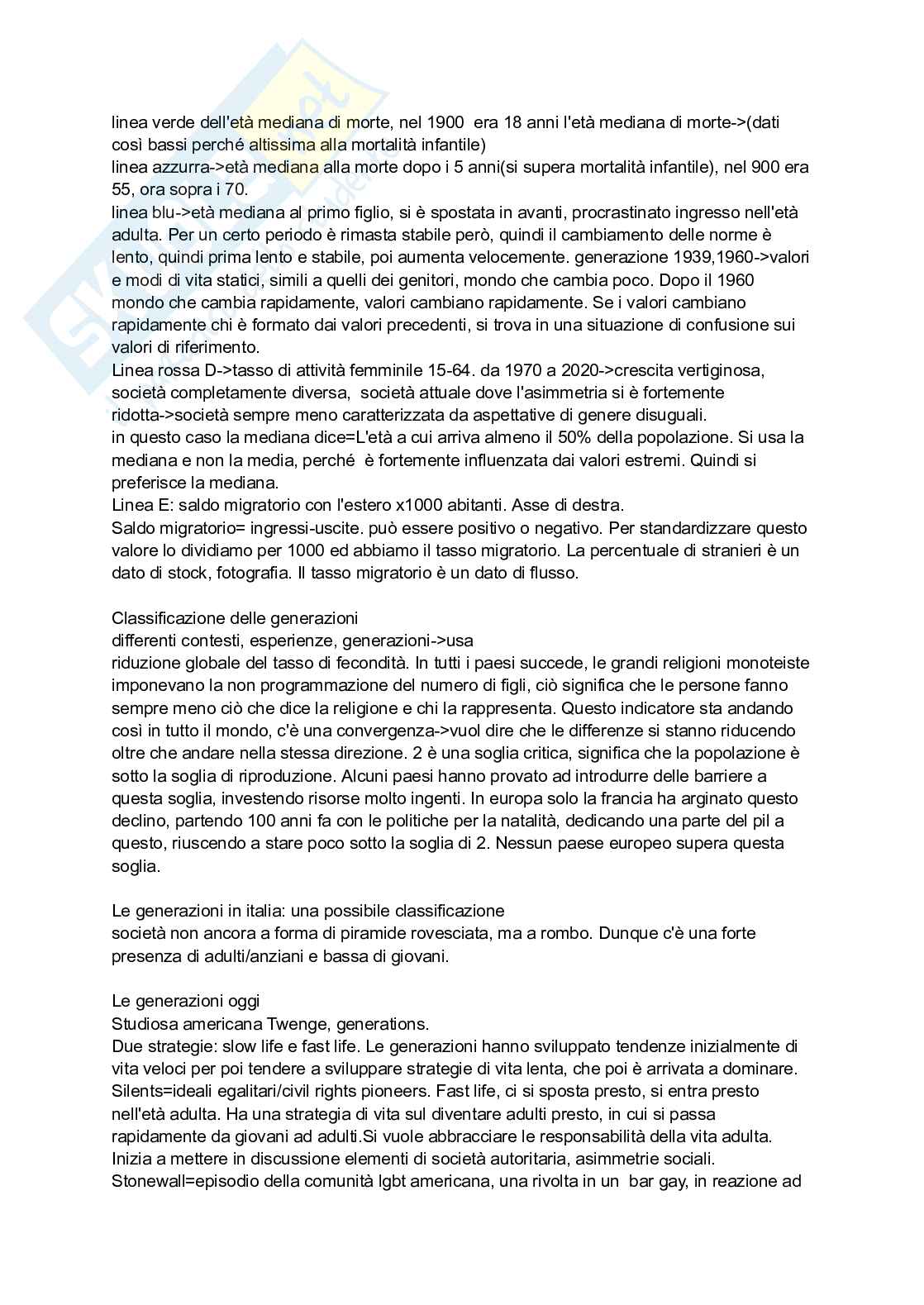 Riassunto esame Sociologia, Prof. Bologna Chiara, libro consigliato Introduzione alla sociologia , Van Tubergen Pag. 26