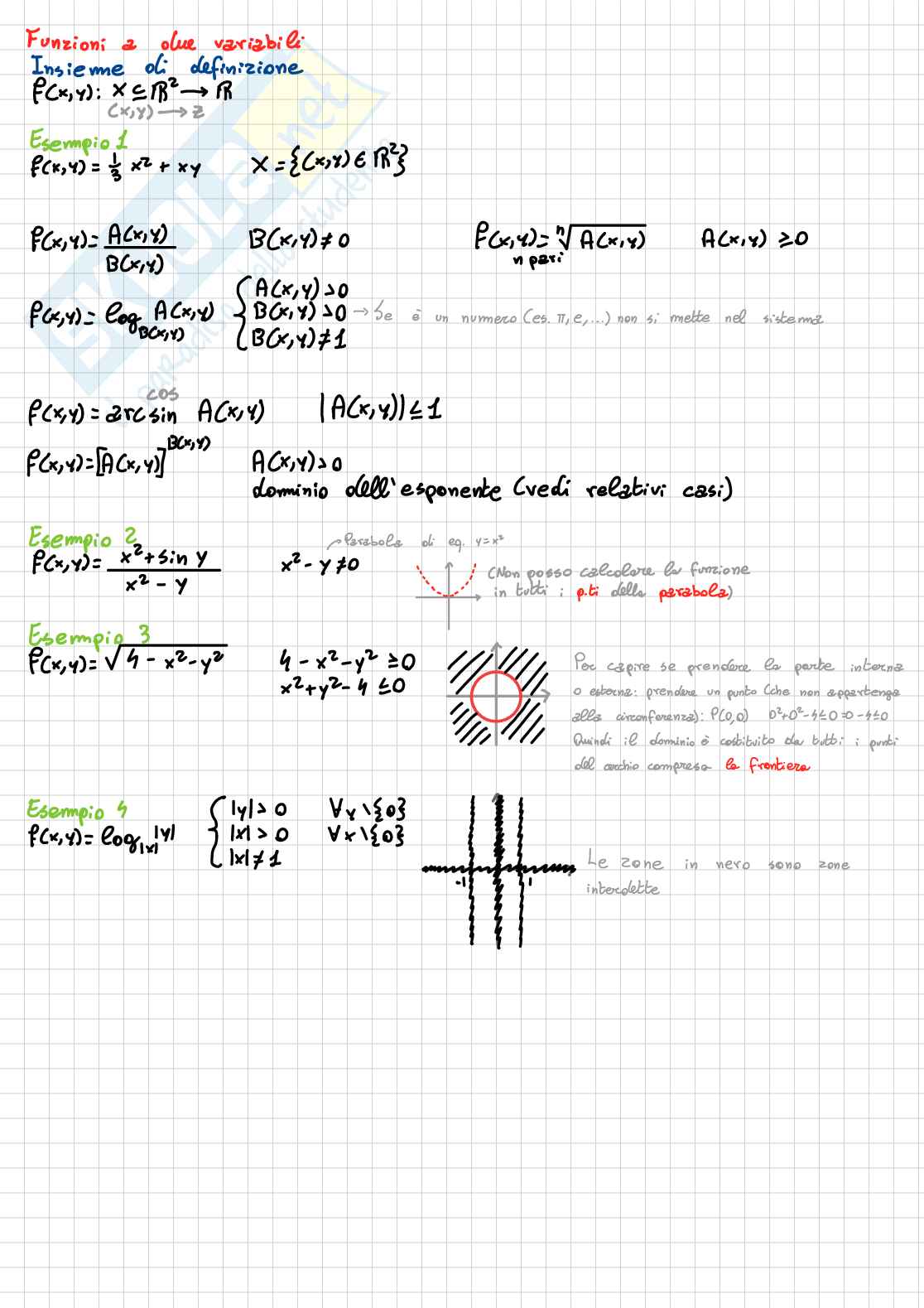 Appunti Prima Prova Intercorso/Prima parte esame scritto completo Analisi matematica 2 Pag. 2