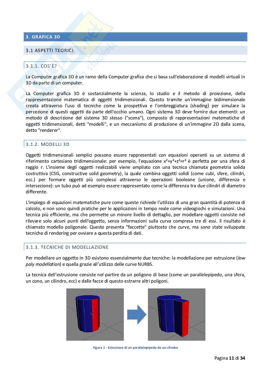 Una realtà poligonale - Viaggio attraverso la Realtà Virtuale e la Grafica 3D Pag. 11