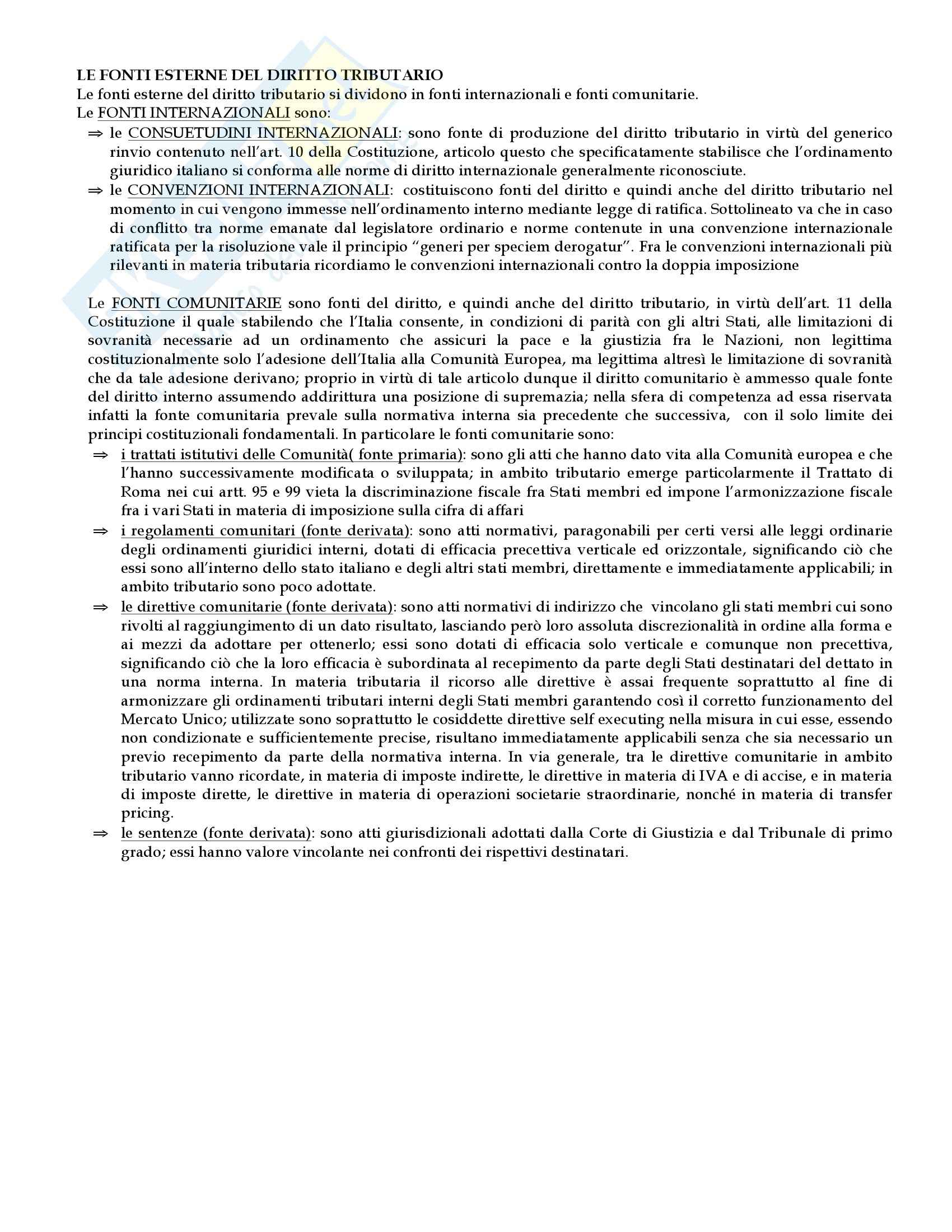 Diritto tributario - Appunti Pag. 11