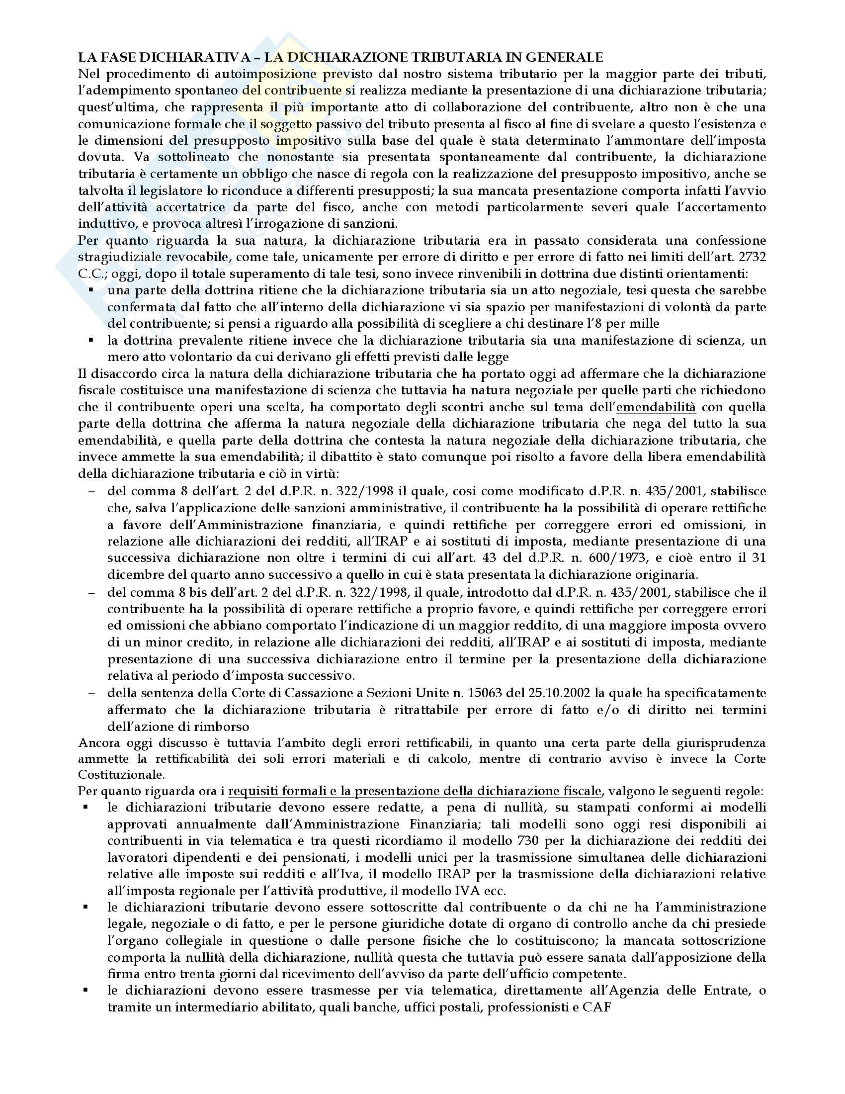 Diritto tributario - Appunti Pag. 26