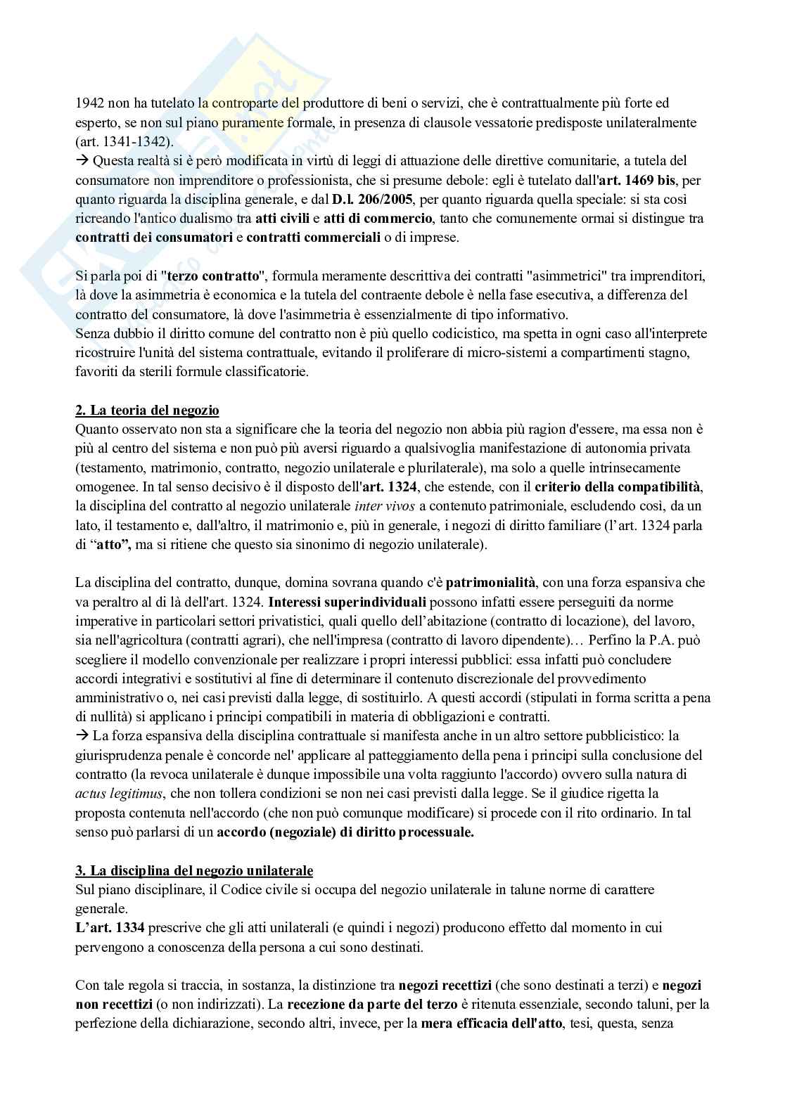 Riassunto esame diritto civile, Prof. Procida Mirabelli Di Lauro Antonino, libro consigliato Diritto civile, Gazzoni  Pag. 2