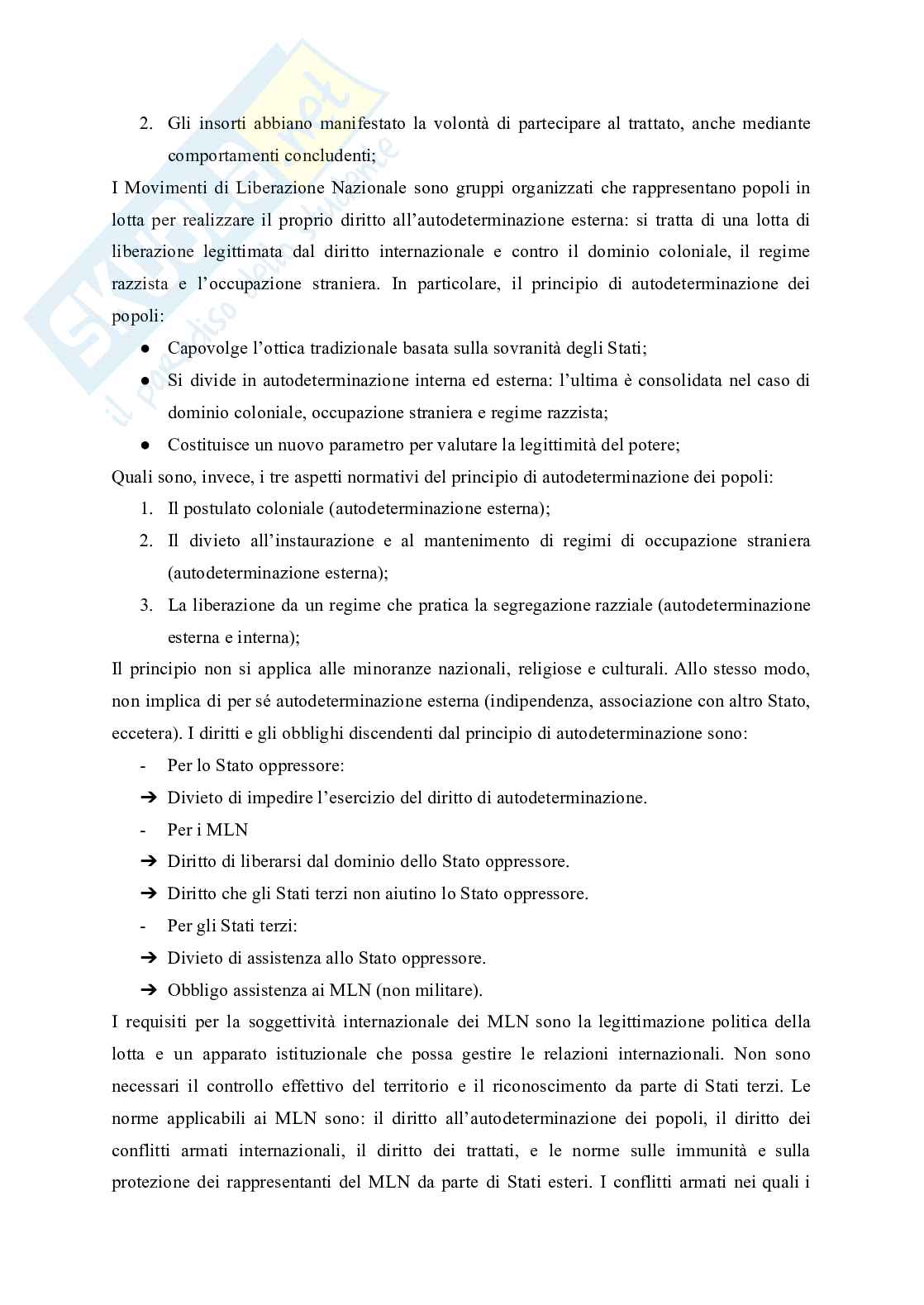 Riassunto esame Diritto internazionale, Prof. Mainetti Vittorio, libro consigliato Diritto internazionale , Focarelli  Pag. 16