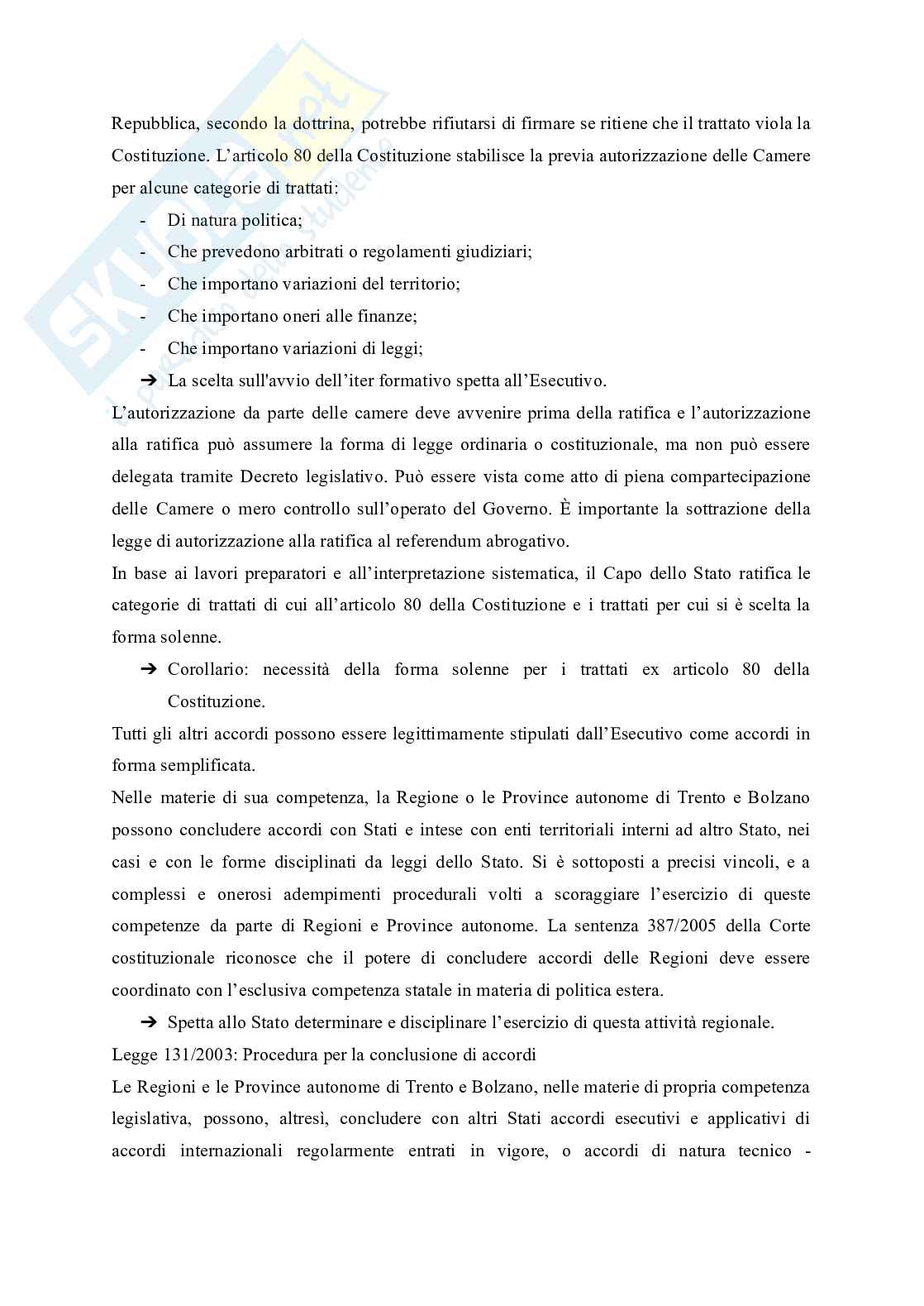 Riassunto esame Diritto internazionale, Prof. Mainetti Vittorio, libro consigliato Diritto internazionale , Focarelli  Pag. 41