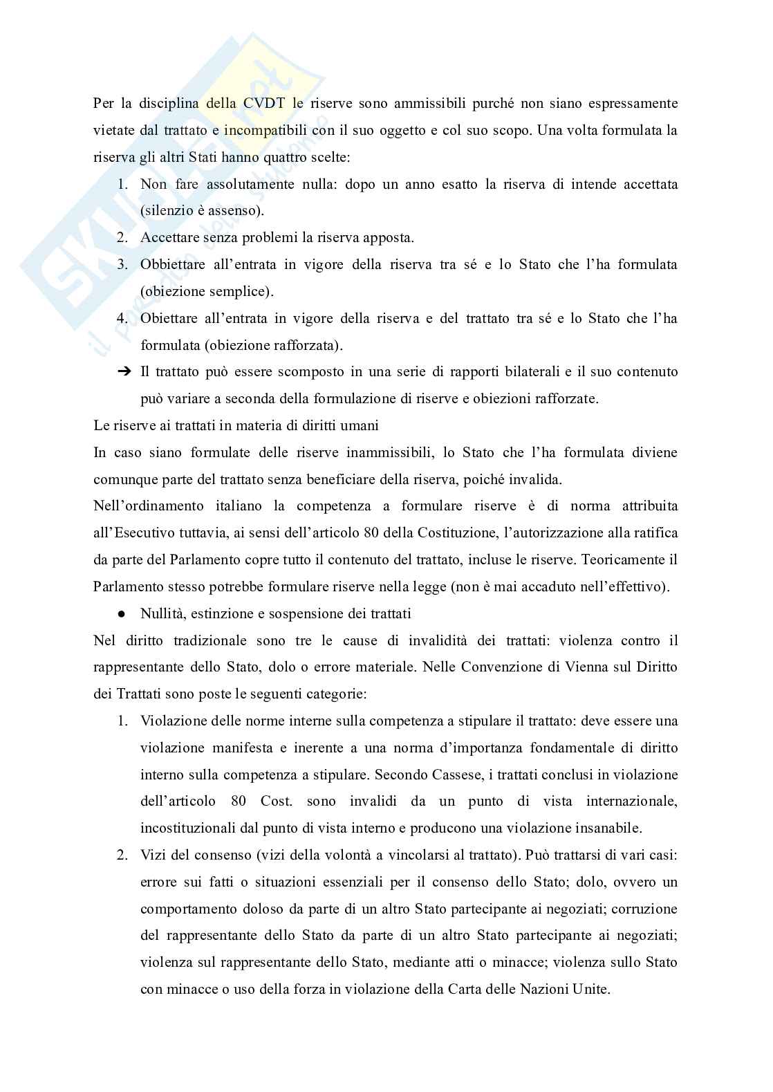 Riassunto esame Diritto internazionale, Prof. Mainetti Vittorio, libro consigliato Diritto internazionale , Focarelli  Pag. 46