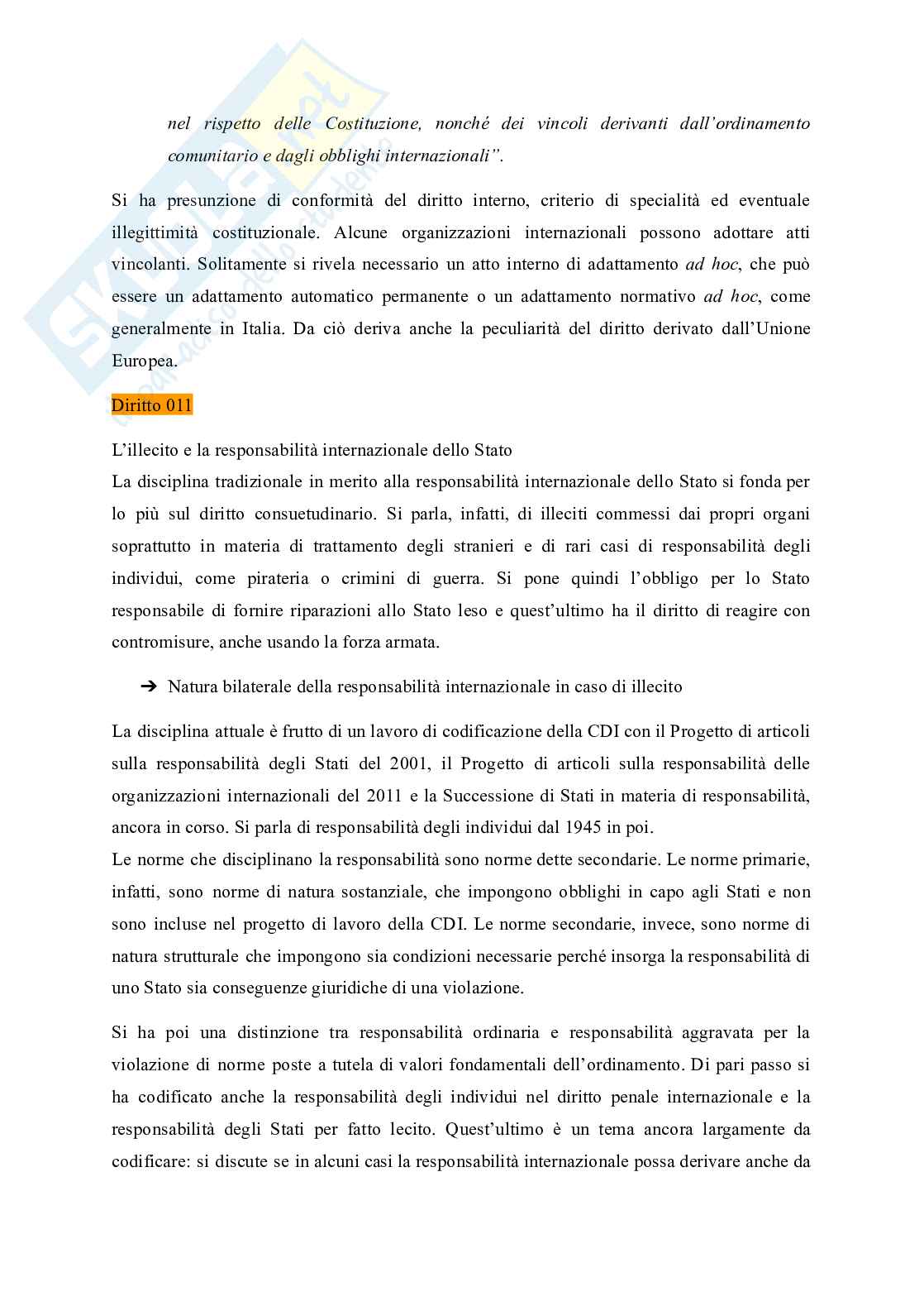 Riassunto esame Diritto internazionale, Prof. Mainetti Vittorio, libro consigliato Diritto internazionale , Focarelli  Pag. 51