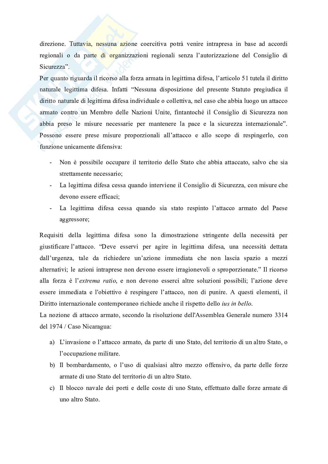 Riassunto esame Diritto internazionale, Prof. Mainetti Vittorio, libro consigliato Diritto internazionale , Focarelli  Pag. 66