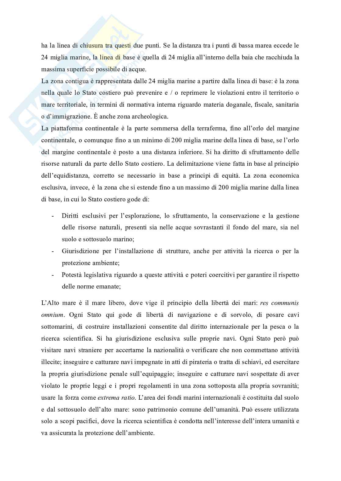Riassunto esame Diritto internazionale, Prof. Mainetti Vittorio, libro consigliato Diritto internazionale , Focarelli  Pag. 71