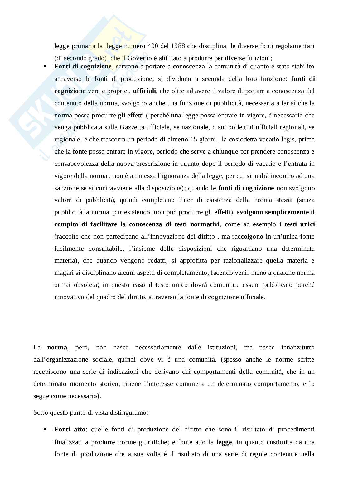 Fonti del diritto  Pag. 2