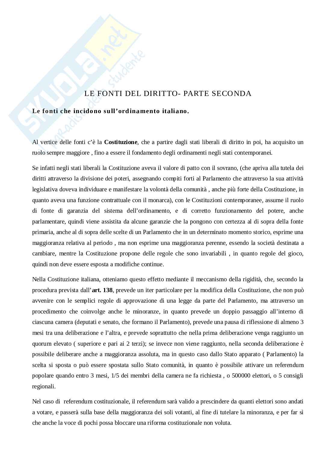 Fonti del diritto  Pag. 6