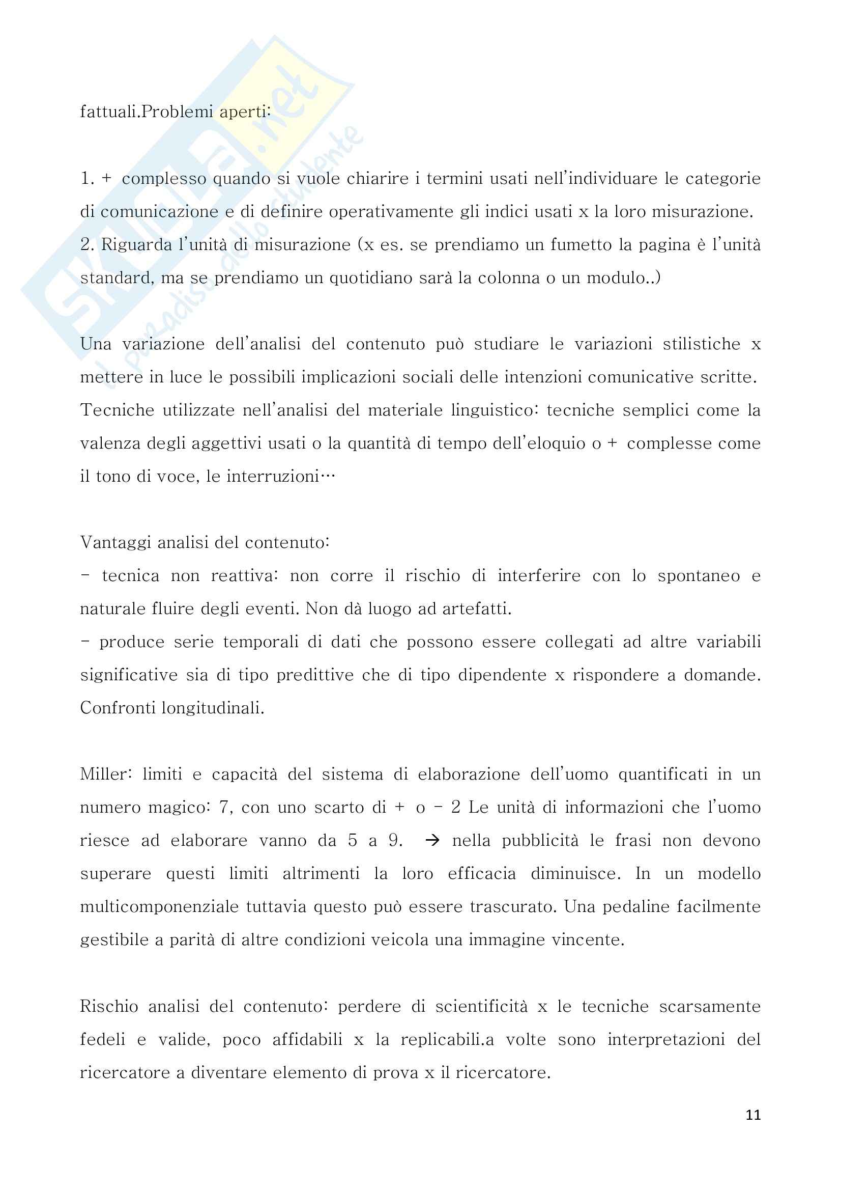 Riassunto esame Comunicazione e persuasione, prof. Arcuri, libro consigliato La trasmissione dei pensieri Pag. 11