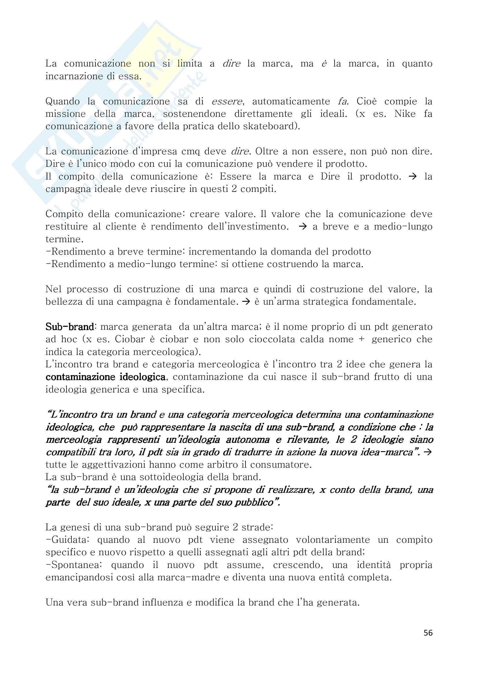 Riassunto esame Comunicazione e persuasione, prof. Arcuri, libro consigliato La trasmissione dei pensieri Pag. 56