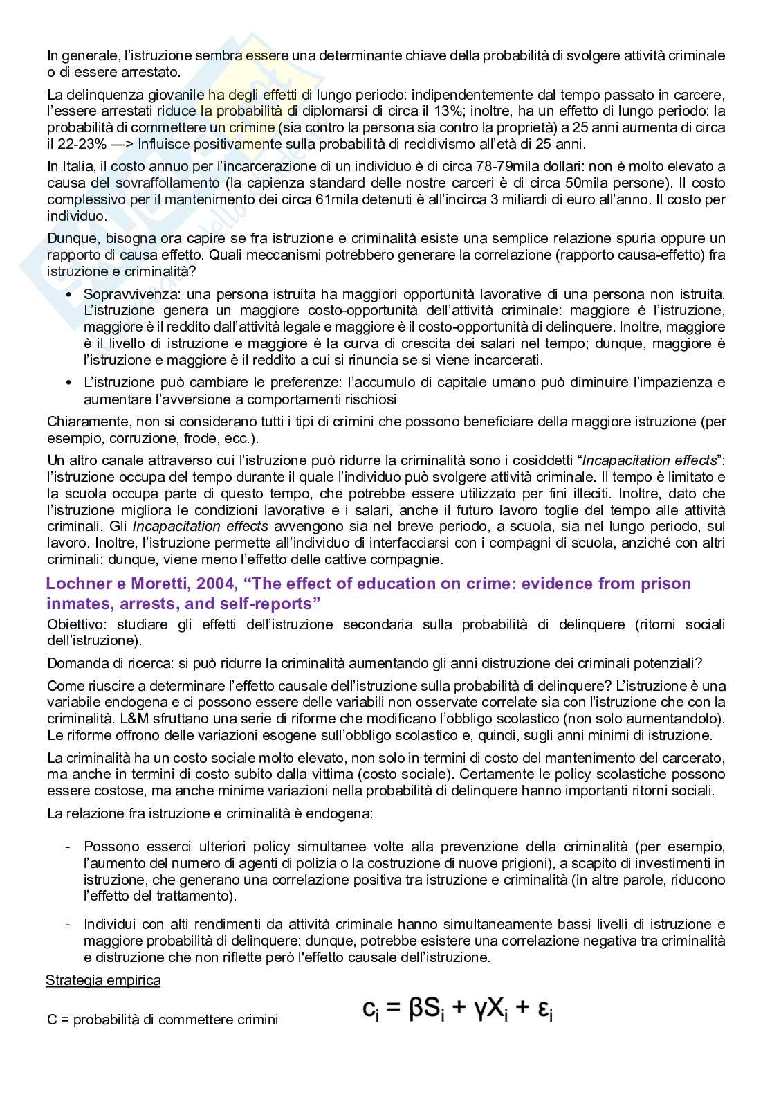 Appunti Economia dell'istruzione Pag. 46