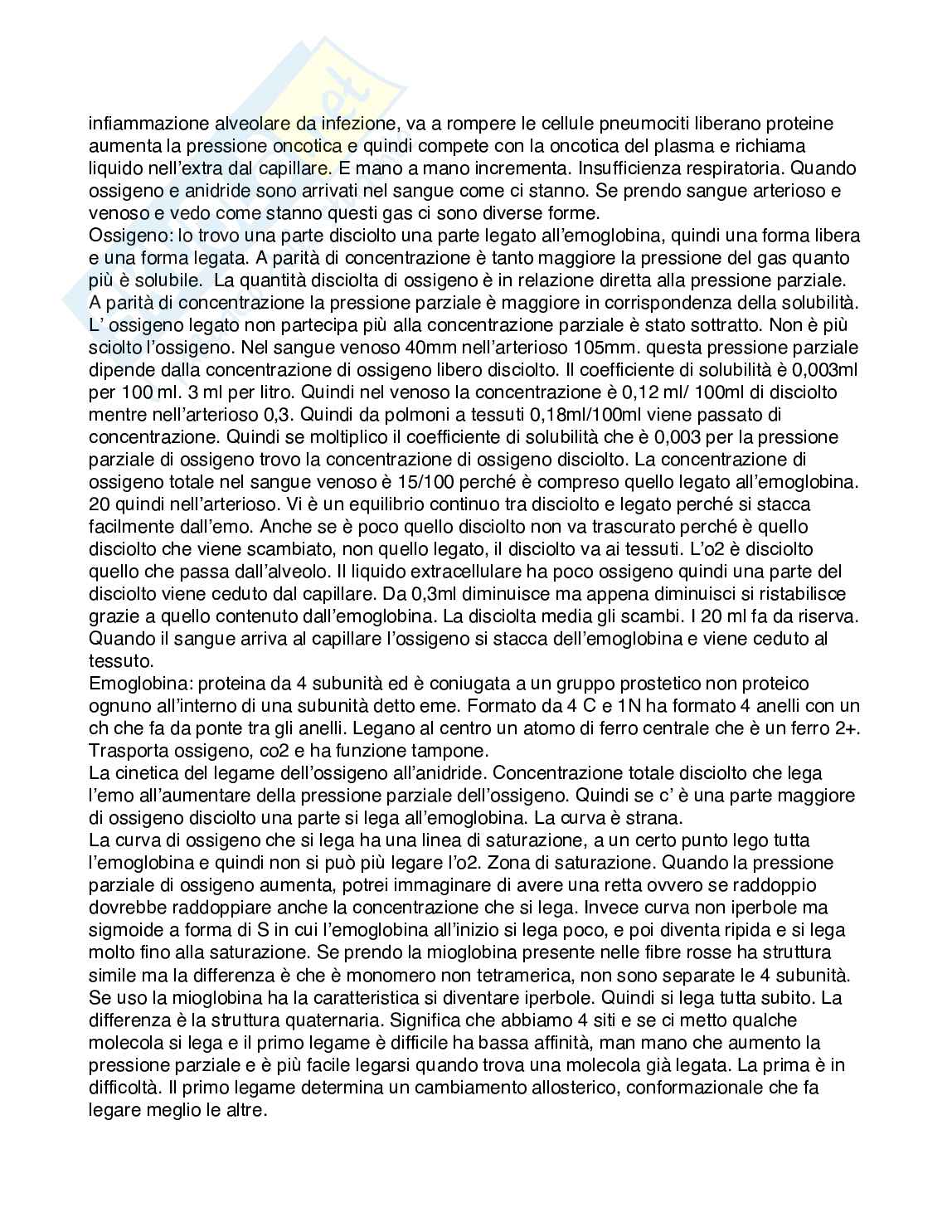 Fisiologia umana Pag. 41