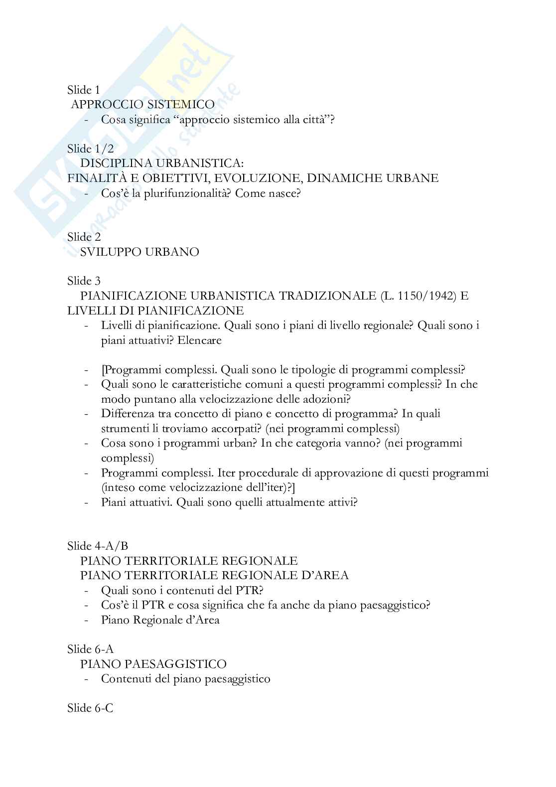 Domande Tecnica urbanistica 1 Pag. 1