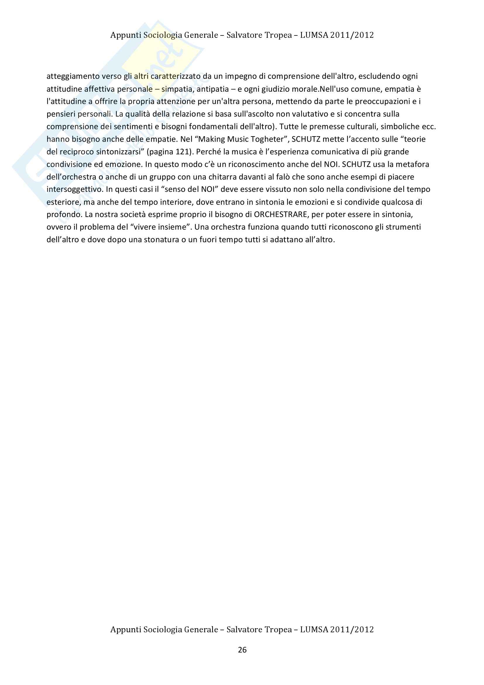 Lezioni, Sociologia Generale Pag. 26