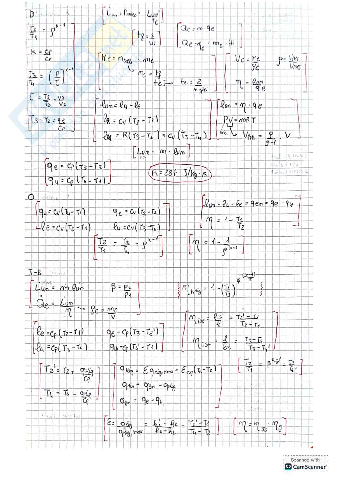 Formulario di Fisica tecnica Pag. 1