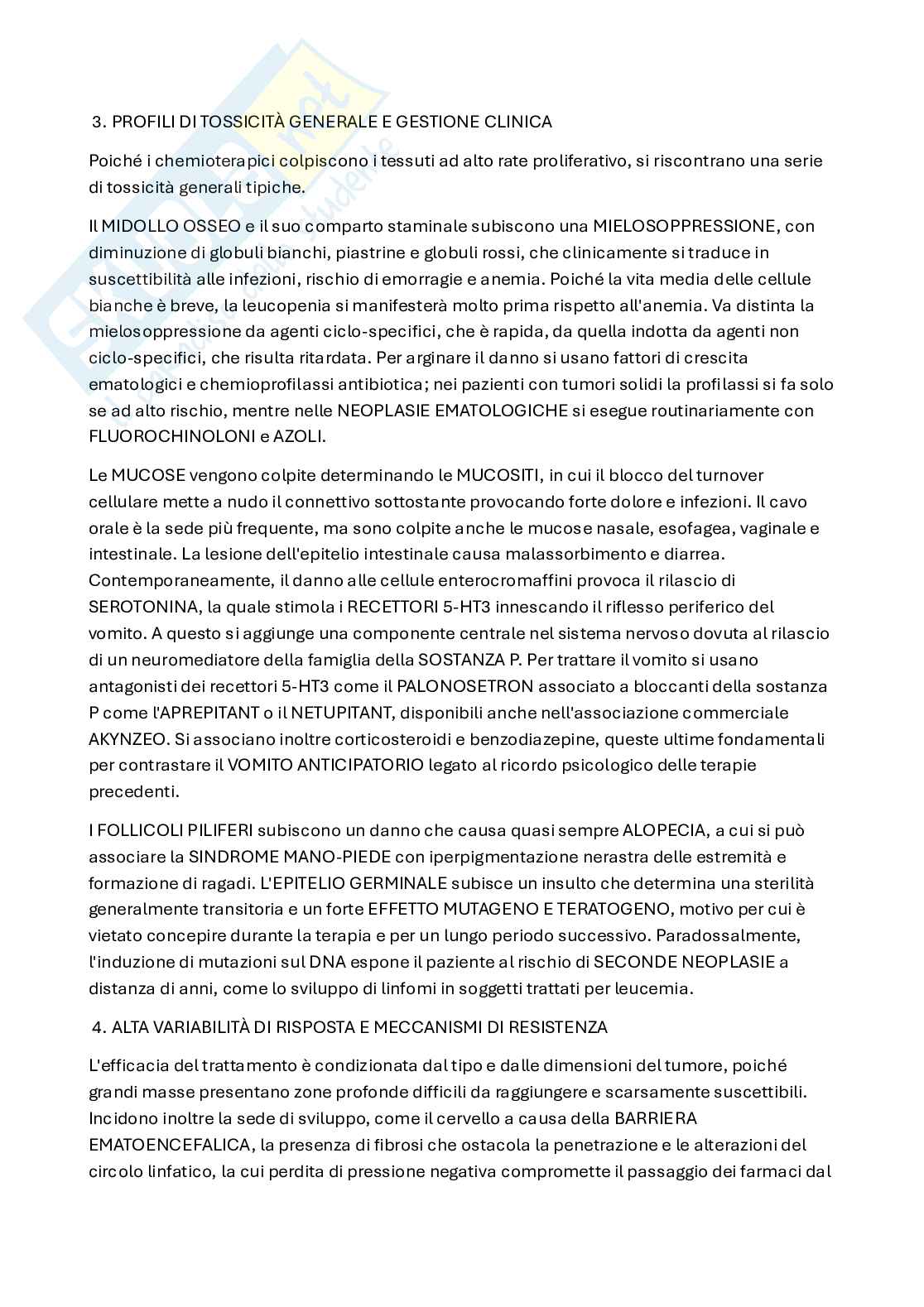 Farmaci antineoplastici in oncoematologia Pag. 2