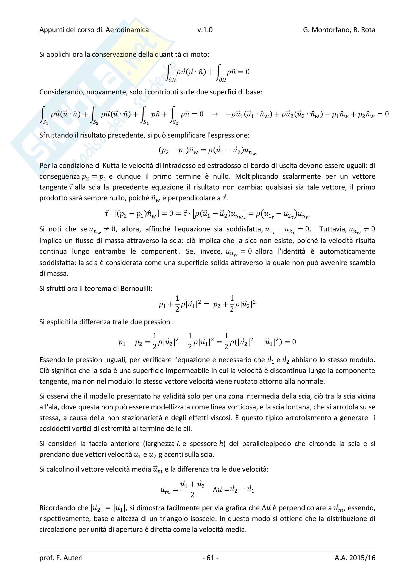 Appunti di Aerodinamica Pag. 71
