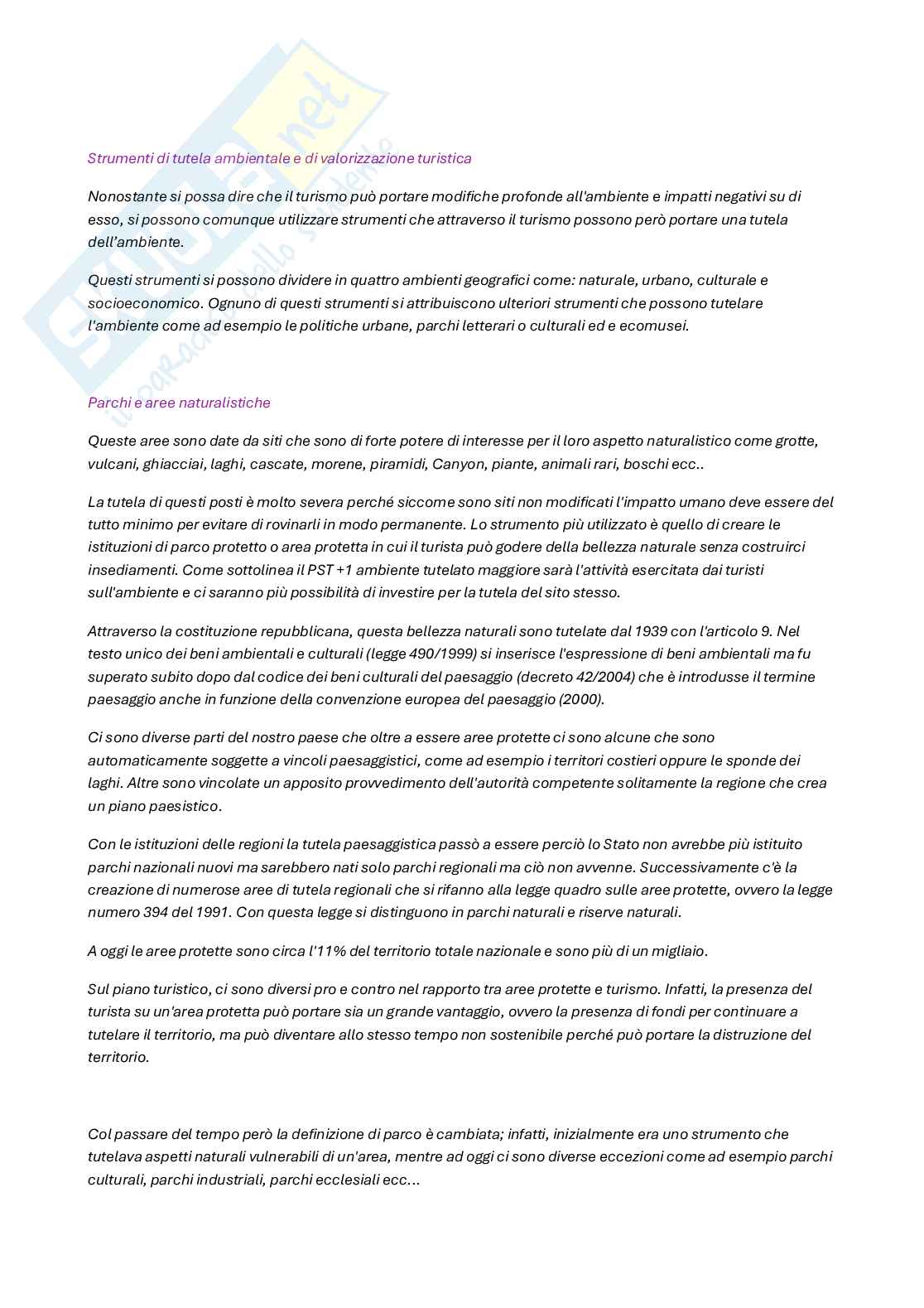 Appunti di Geografia del turismo Pag. 31