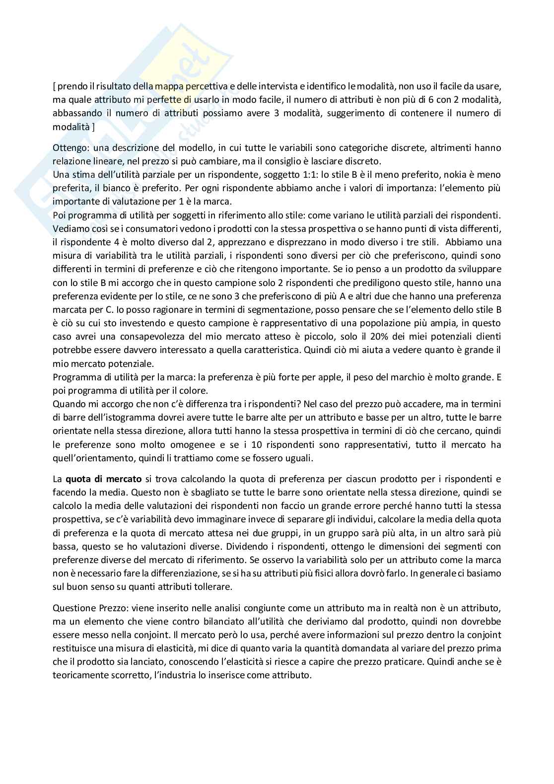 Appunti sviluppo e marketing di prodotto Pag. 61