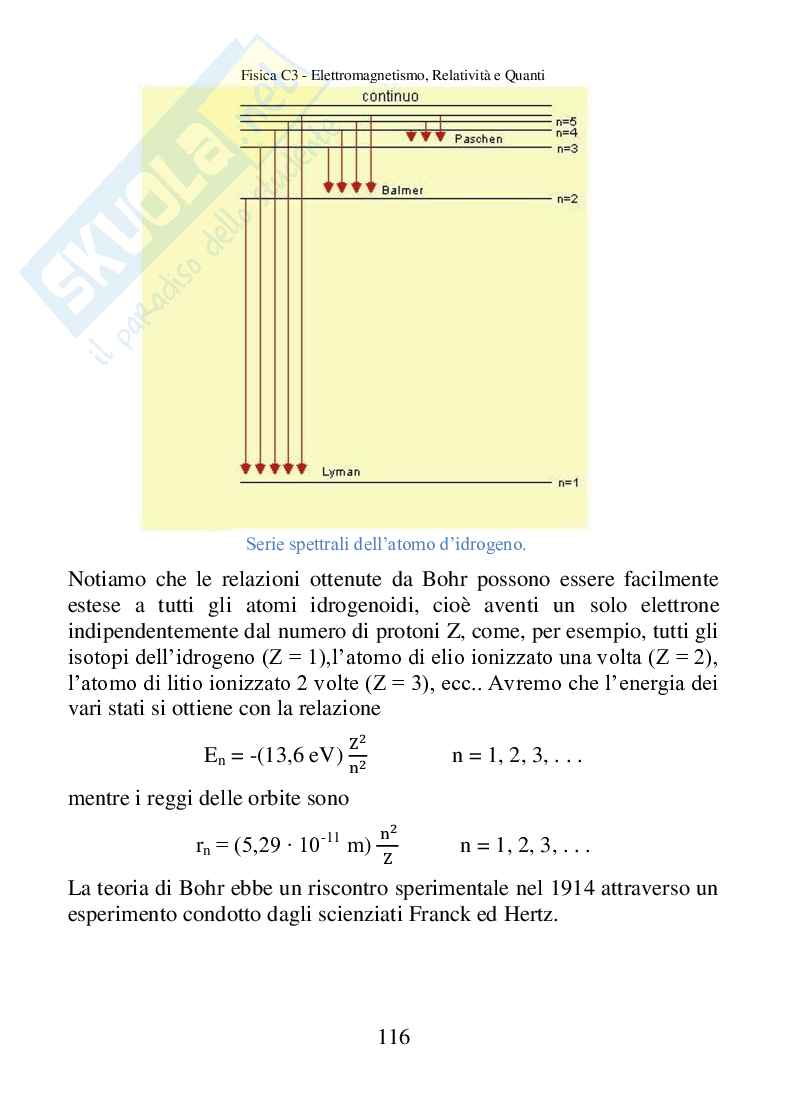 Fisica C3, Elettromagnetismo, relatività e quanti Pag. 116