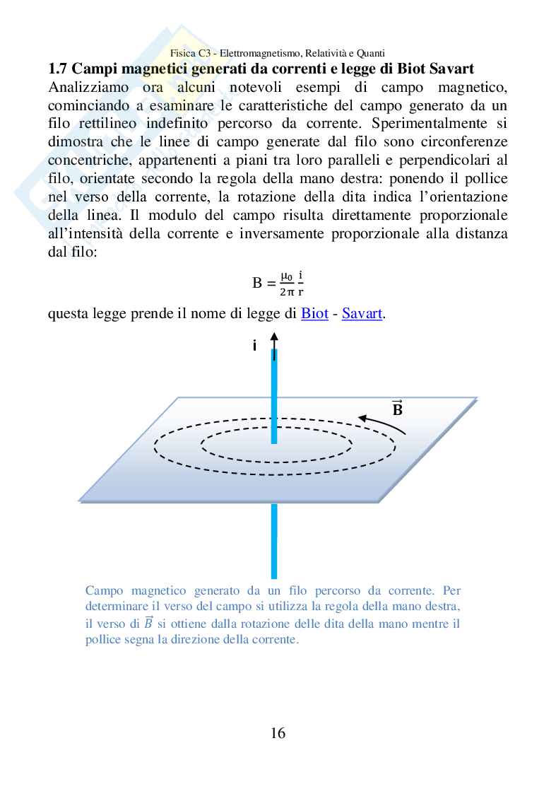 Fisica C3, Elettromagnetismo, relatività e quanti Pag. 16