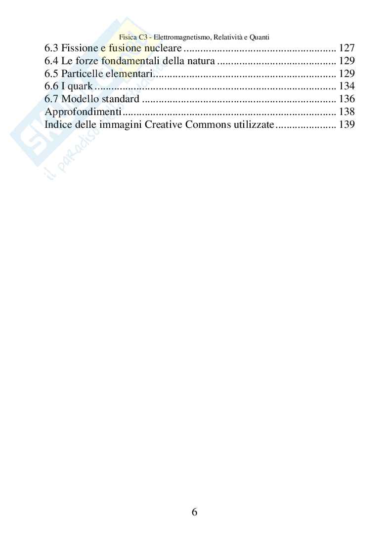 Fisica C3, Elettromagnetismo, relatività e quanti Pag. 6