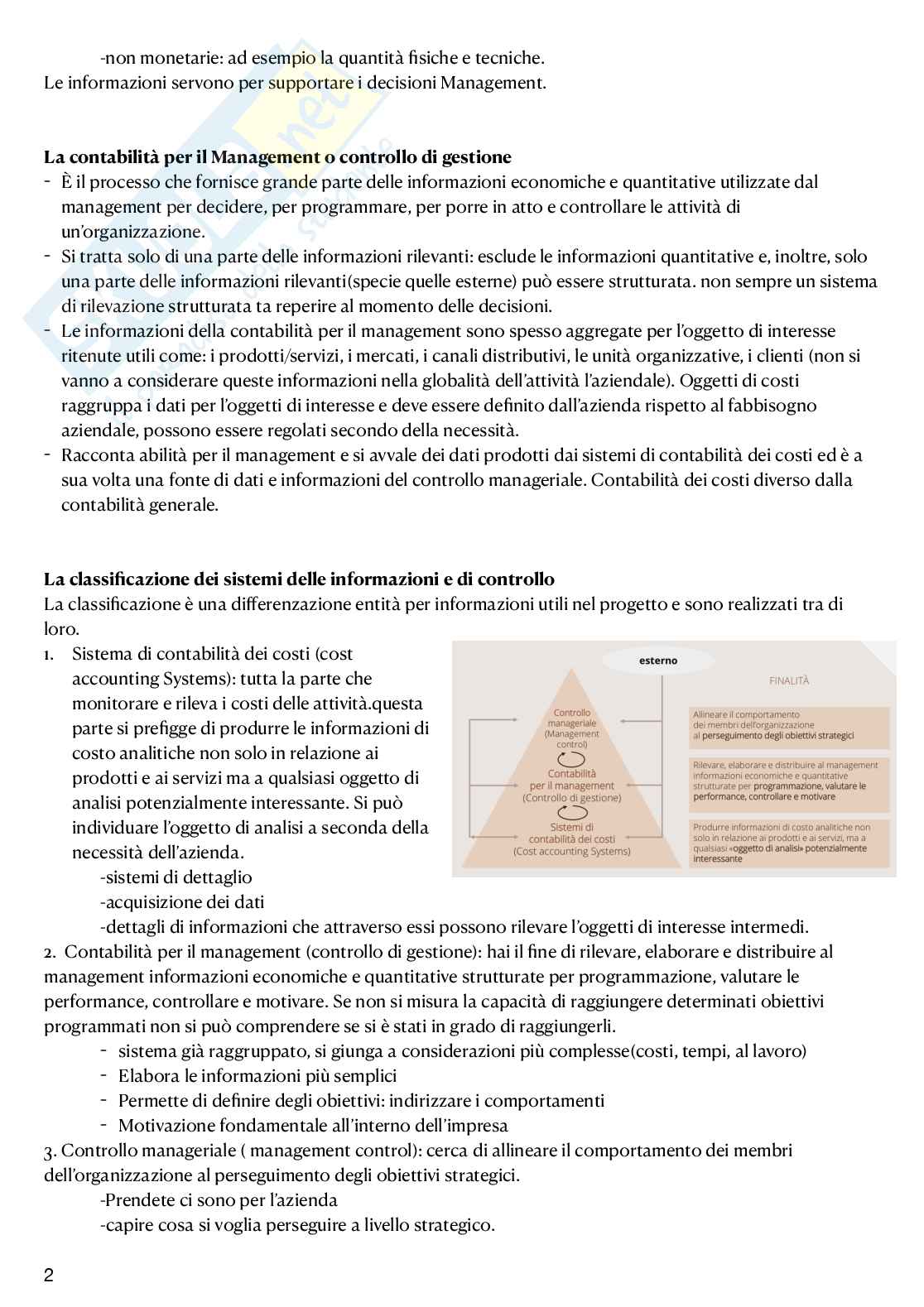 Appunti Programmazione e controllo Pag. 2