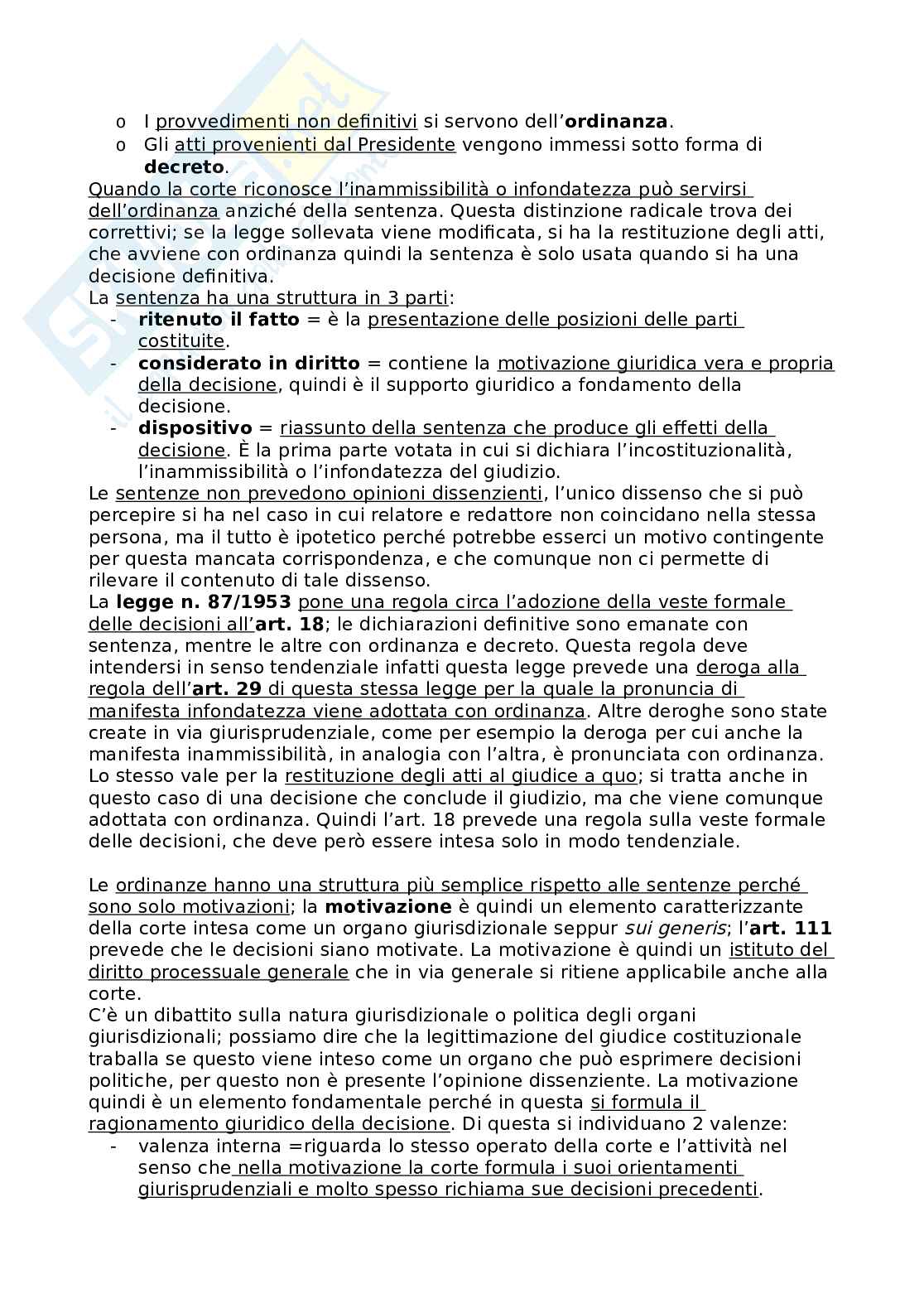 Riassunto esame Diritto Costituzionale II, prof. Campanelli, libro consigliato Manuale di diritto costituzionale italiano ed europeo, Romboli Pag. 61