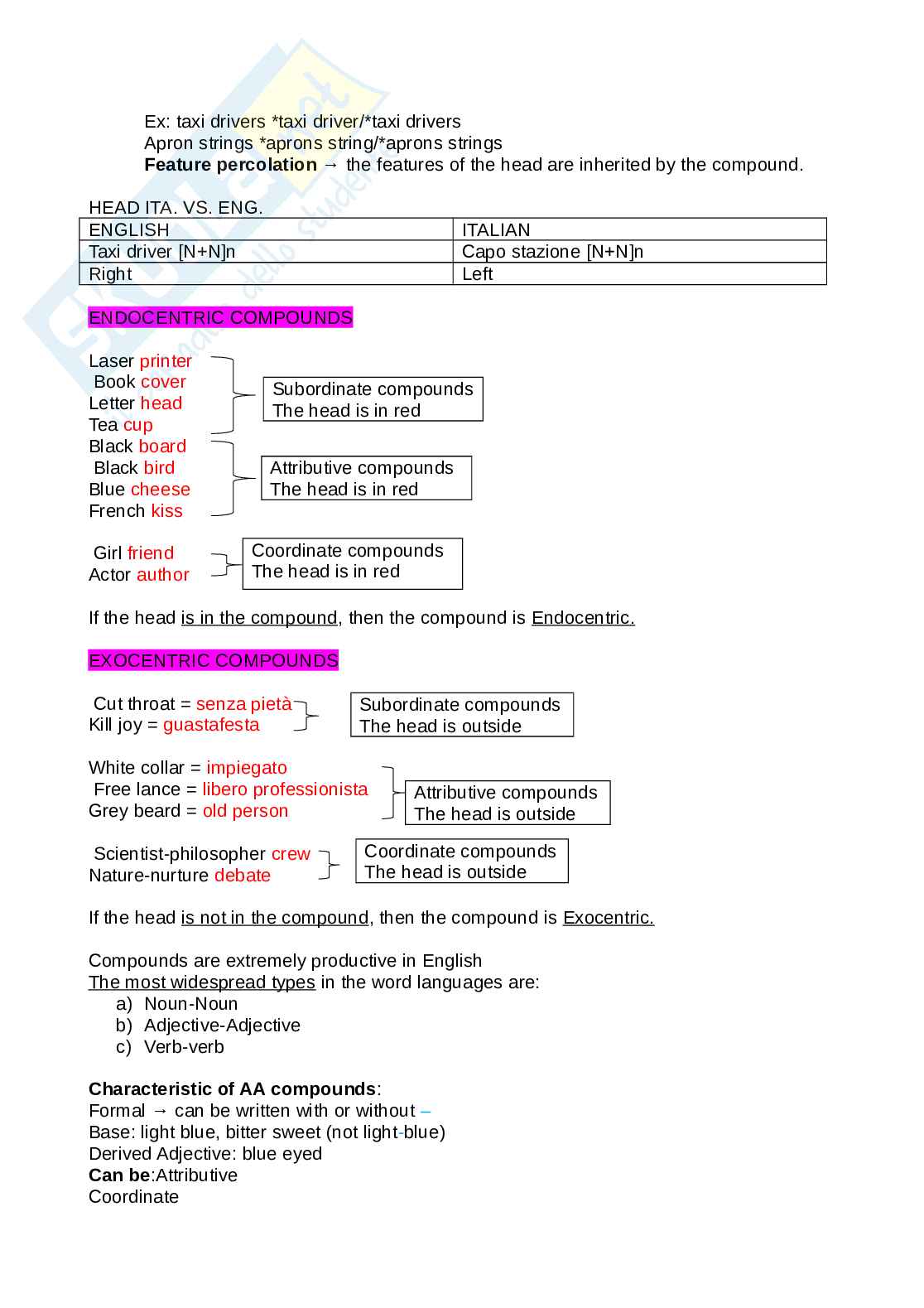 Morfologia e sintassi Pag. 16
