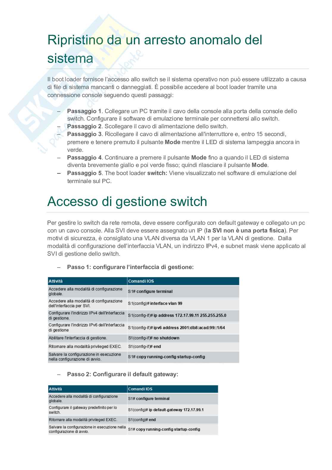 Fondamenti CCNA 2 Pag. 2