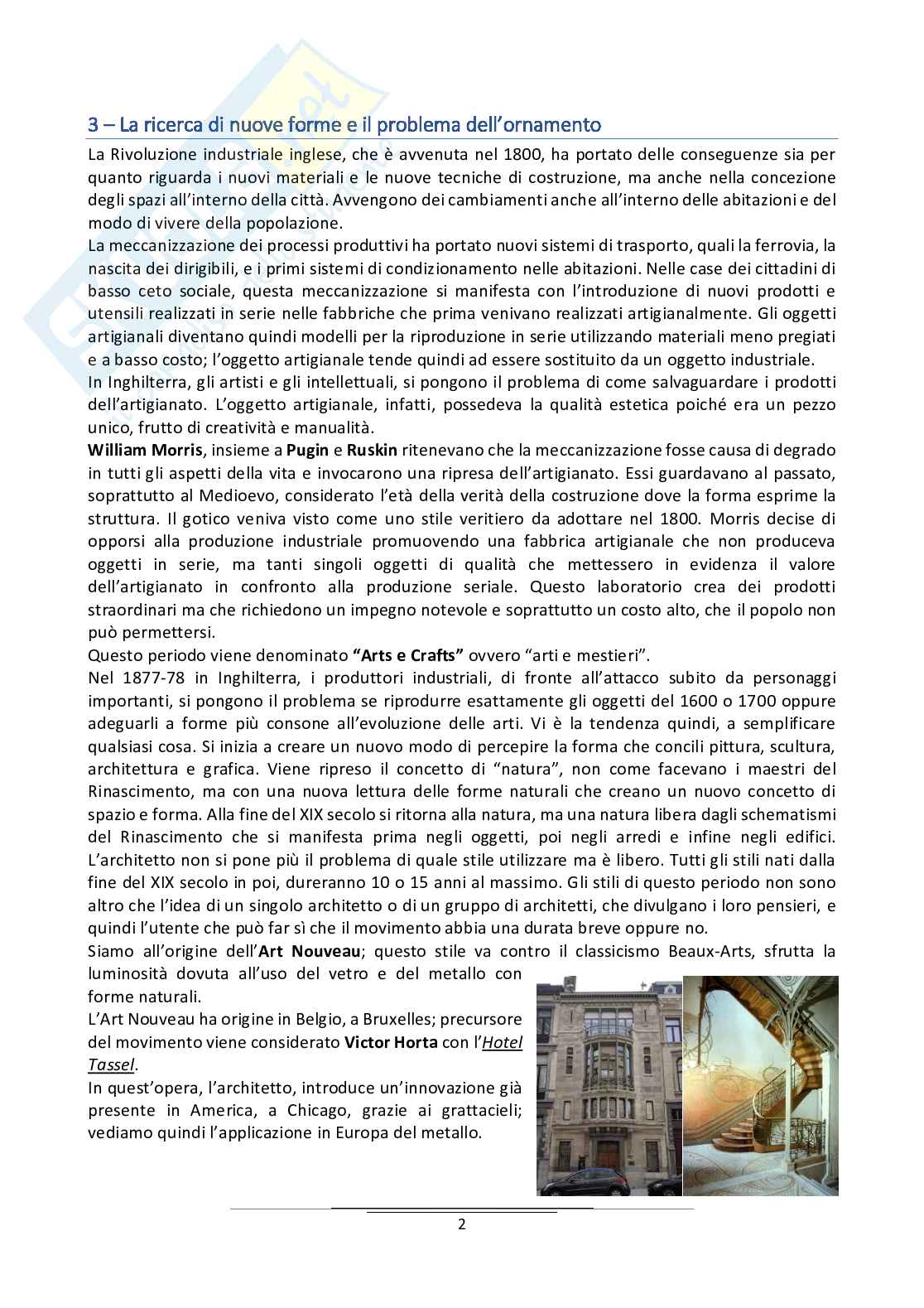 Riassunto esame Storia Contemporanea, prof. Manfredi, libro consigliato: L'Architettura moderna dal 1900, Curtis Pag. 2