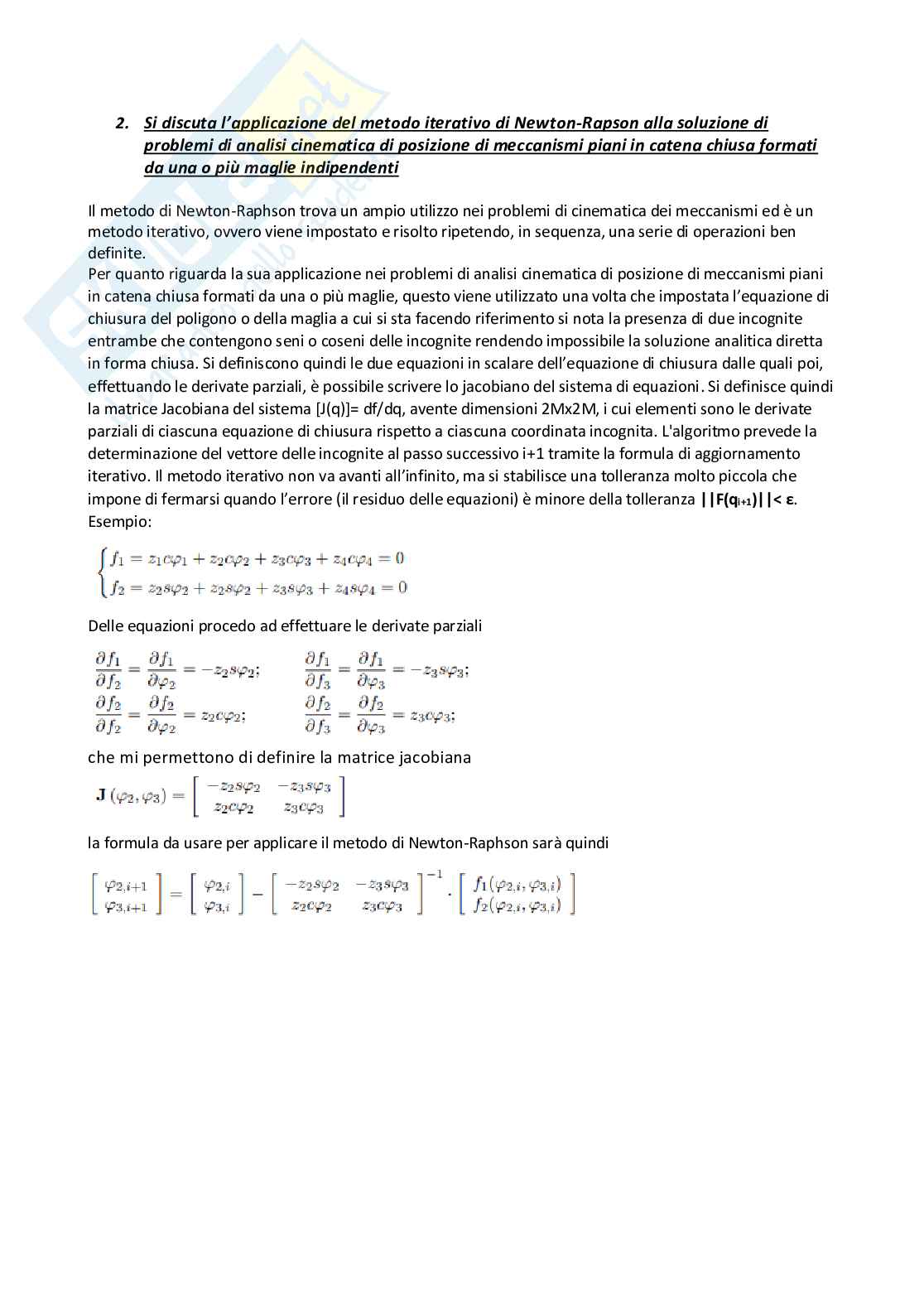 Domande di teoria di Meccanica applicata alle macchine Pag. 2