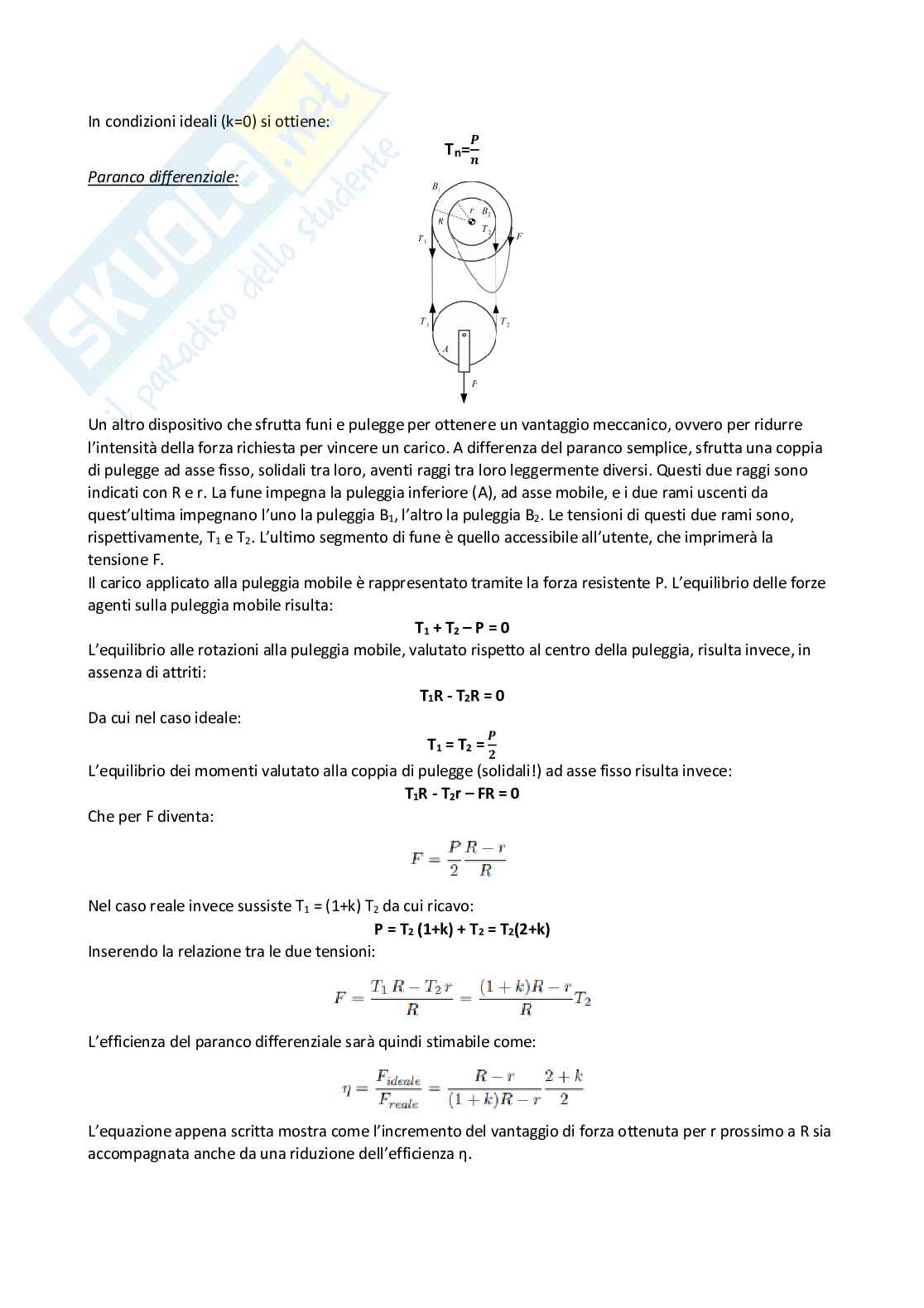 Domande di teoria di Meccanica applicata alle macchine Pag. 26